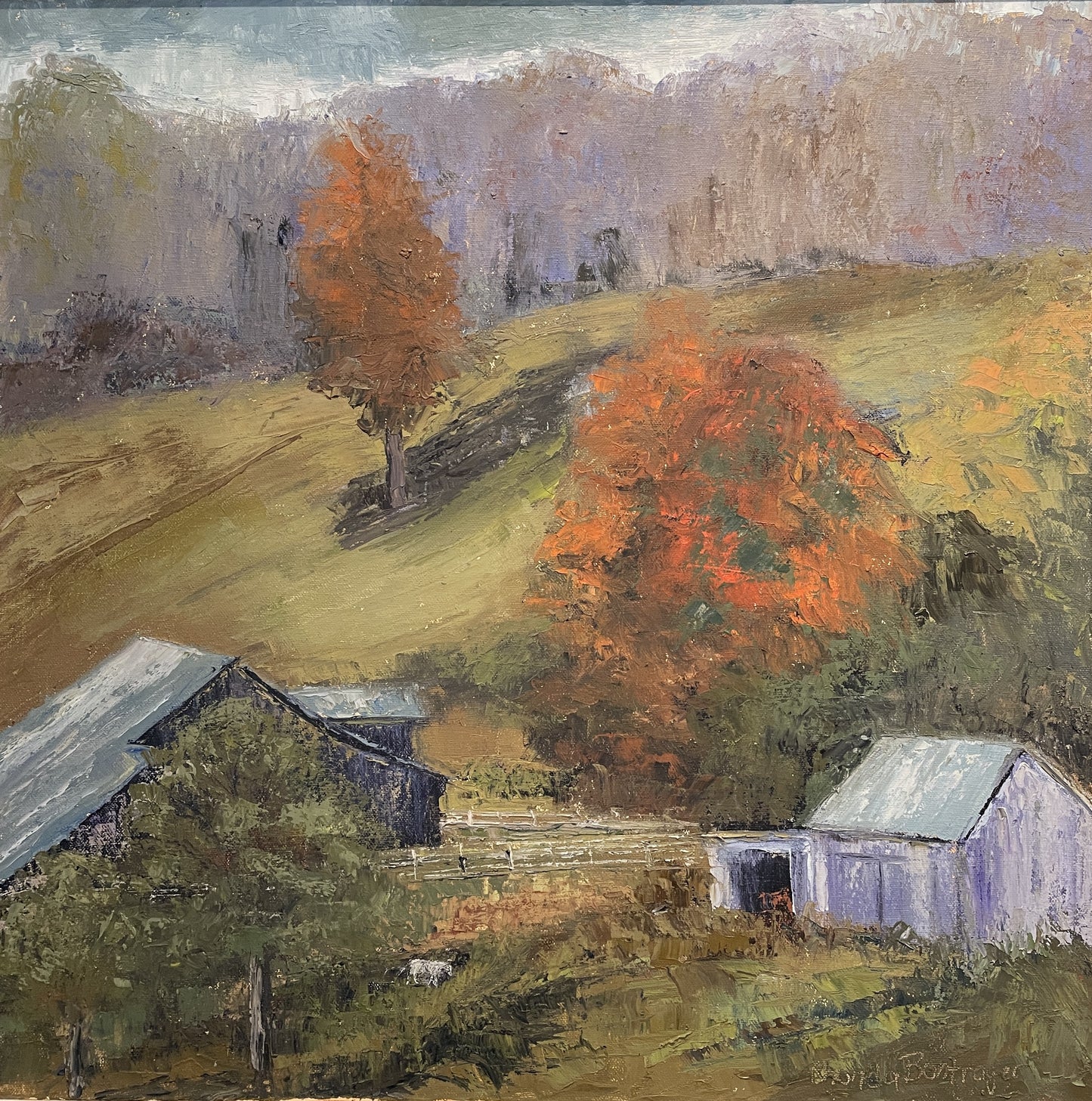 Rhonda Bontrager "Barn Below" (0BX002)