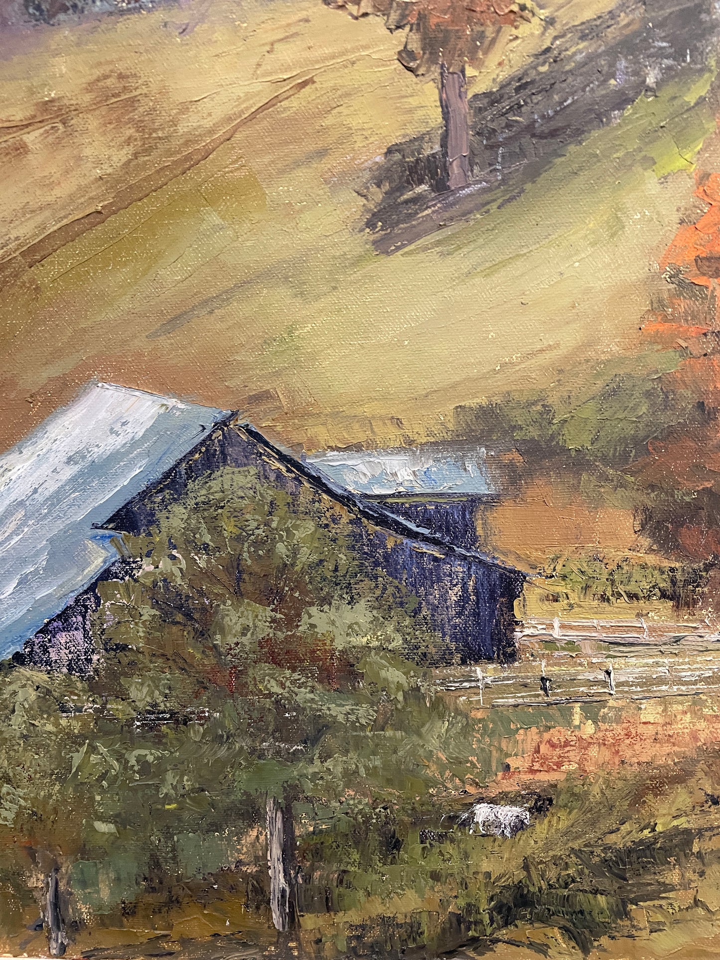 Rhonda Bontrager "Barn Below" (0BX002)