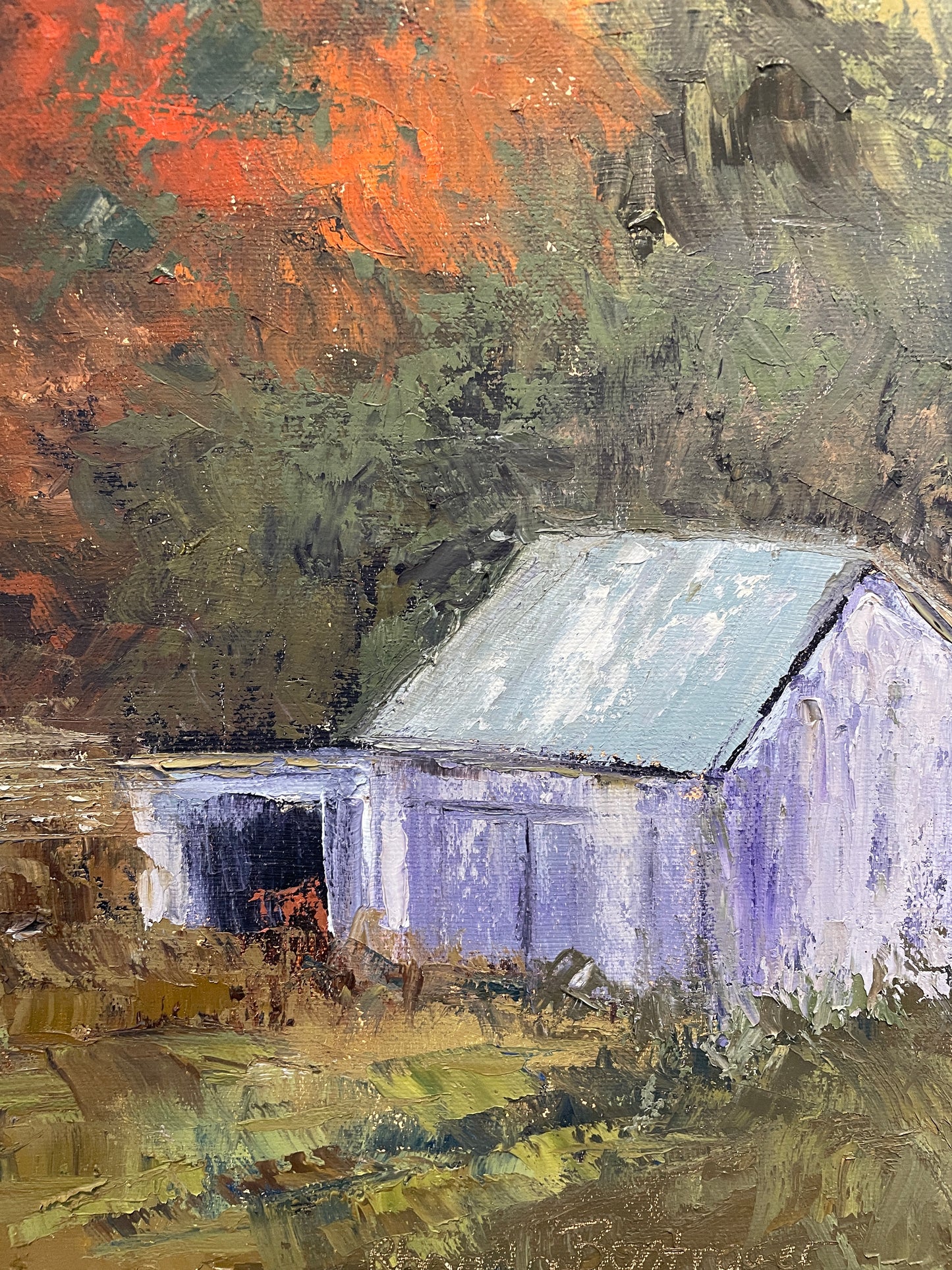 Rhonda Bontrager "Barn Below" (0BX002)