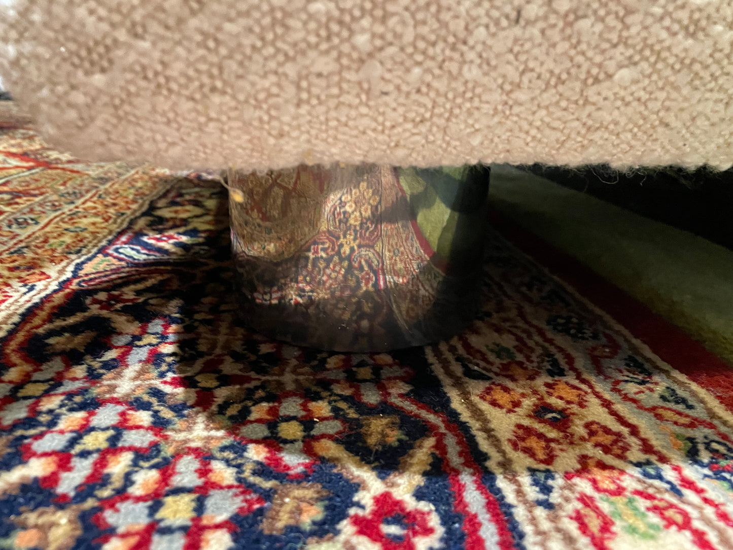 CB2 by Lenny Kravitz "Fells" Boucle Ottoman (0LG00S)