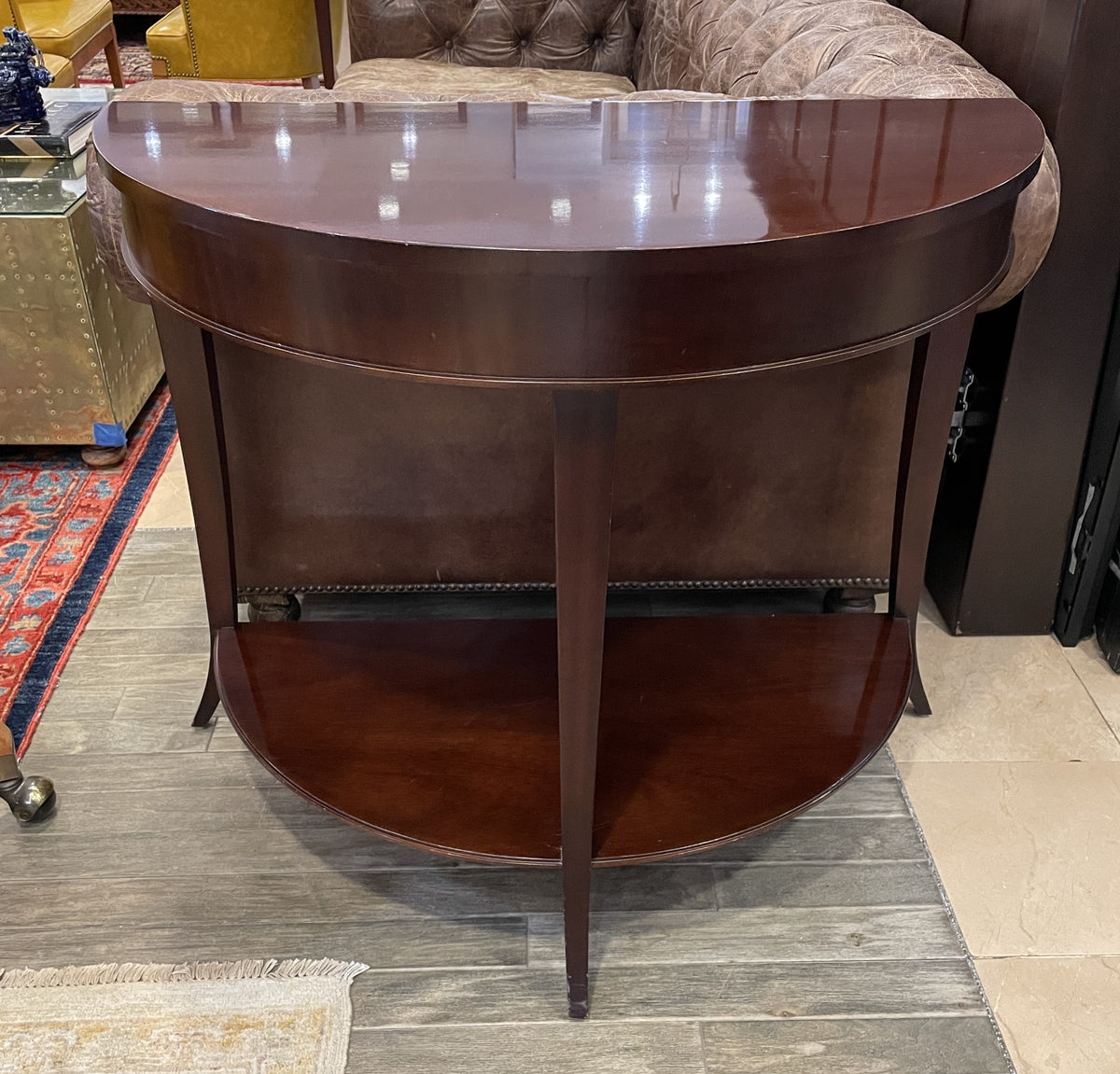Baker Demilune Table, AS IS (01B037)