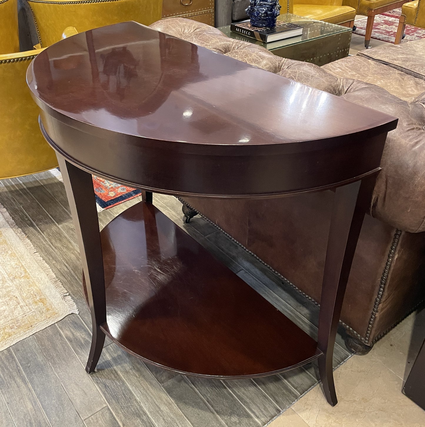 Baker Demilune Table, AS IS (01B037)