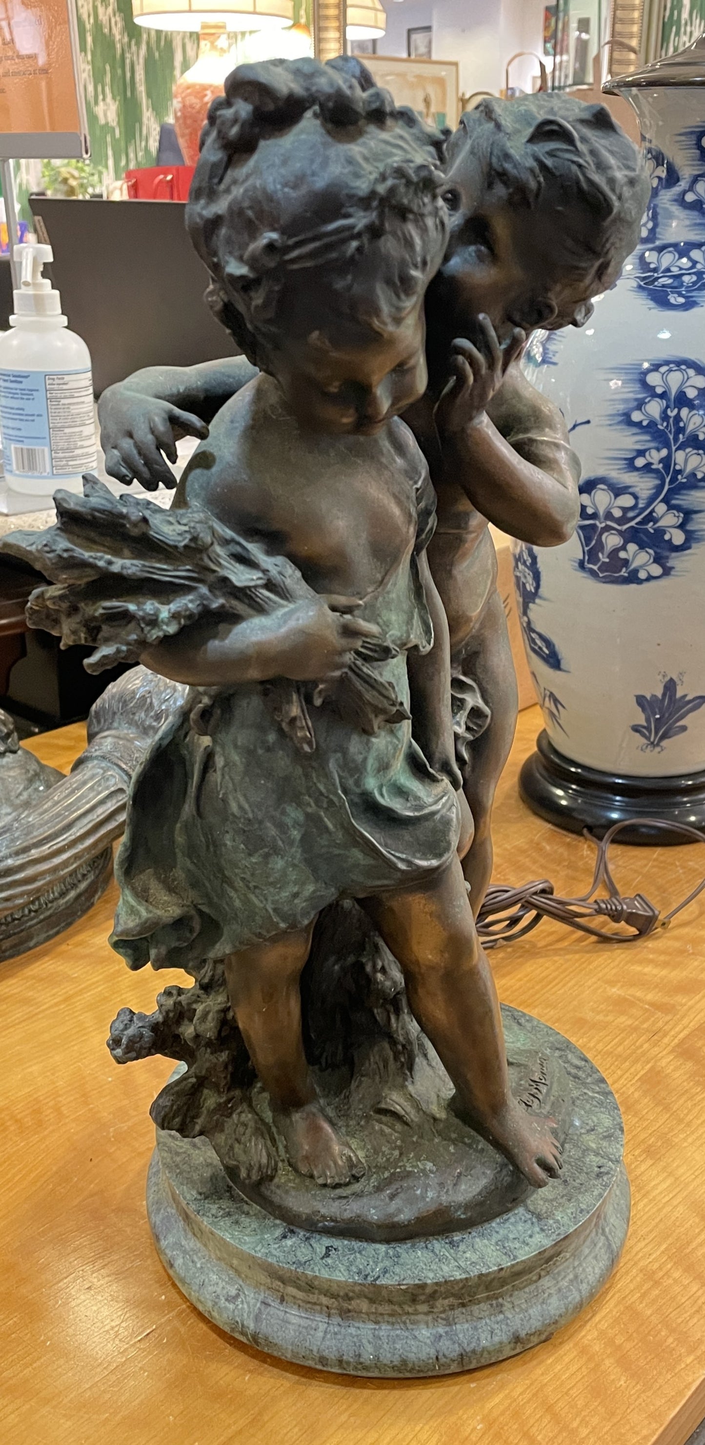 After Auguste Moreau Bronze of Children (0L6002)