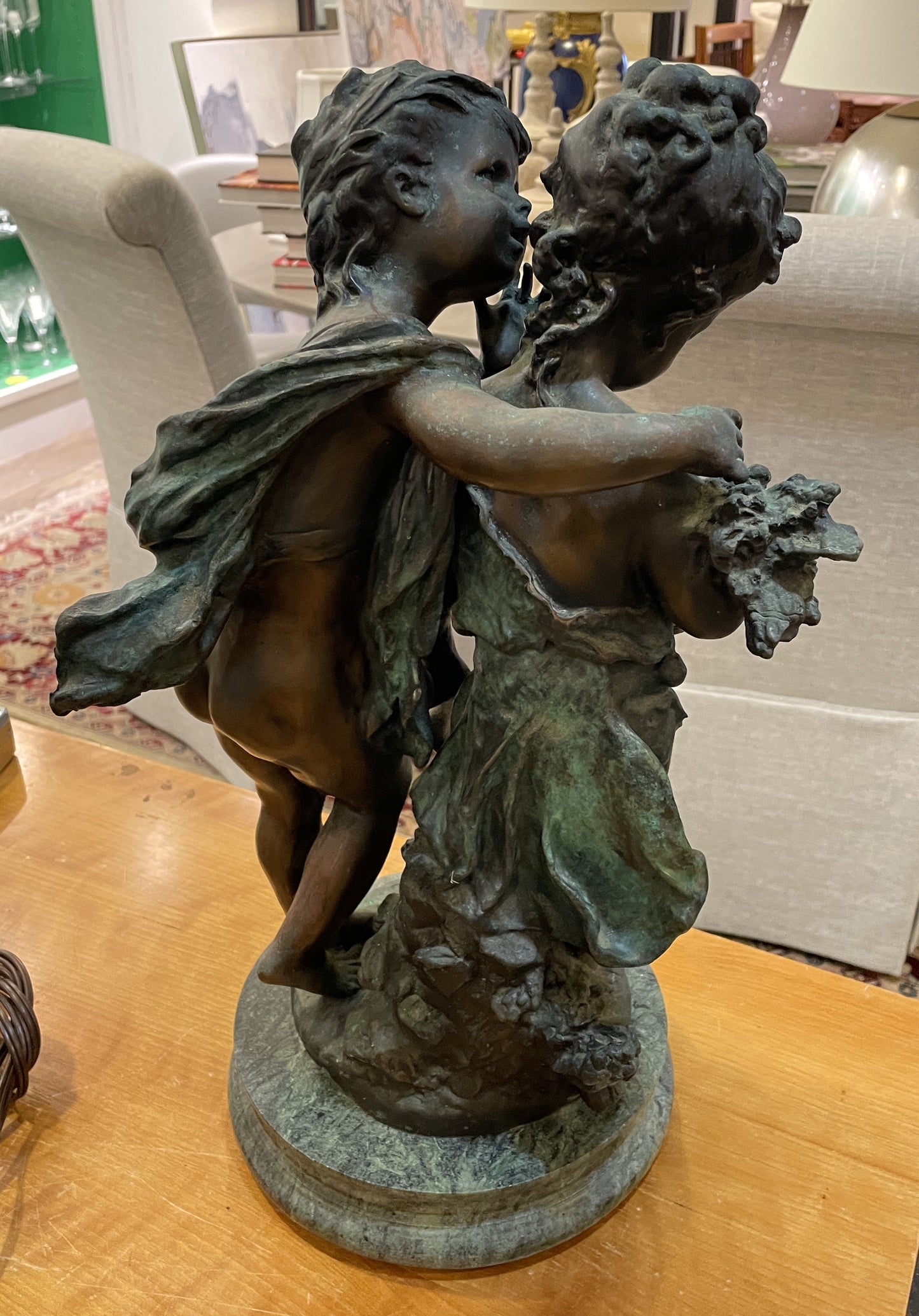 After Auguste Moreau Bronze of Children (0L6002)