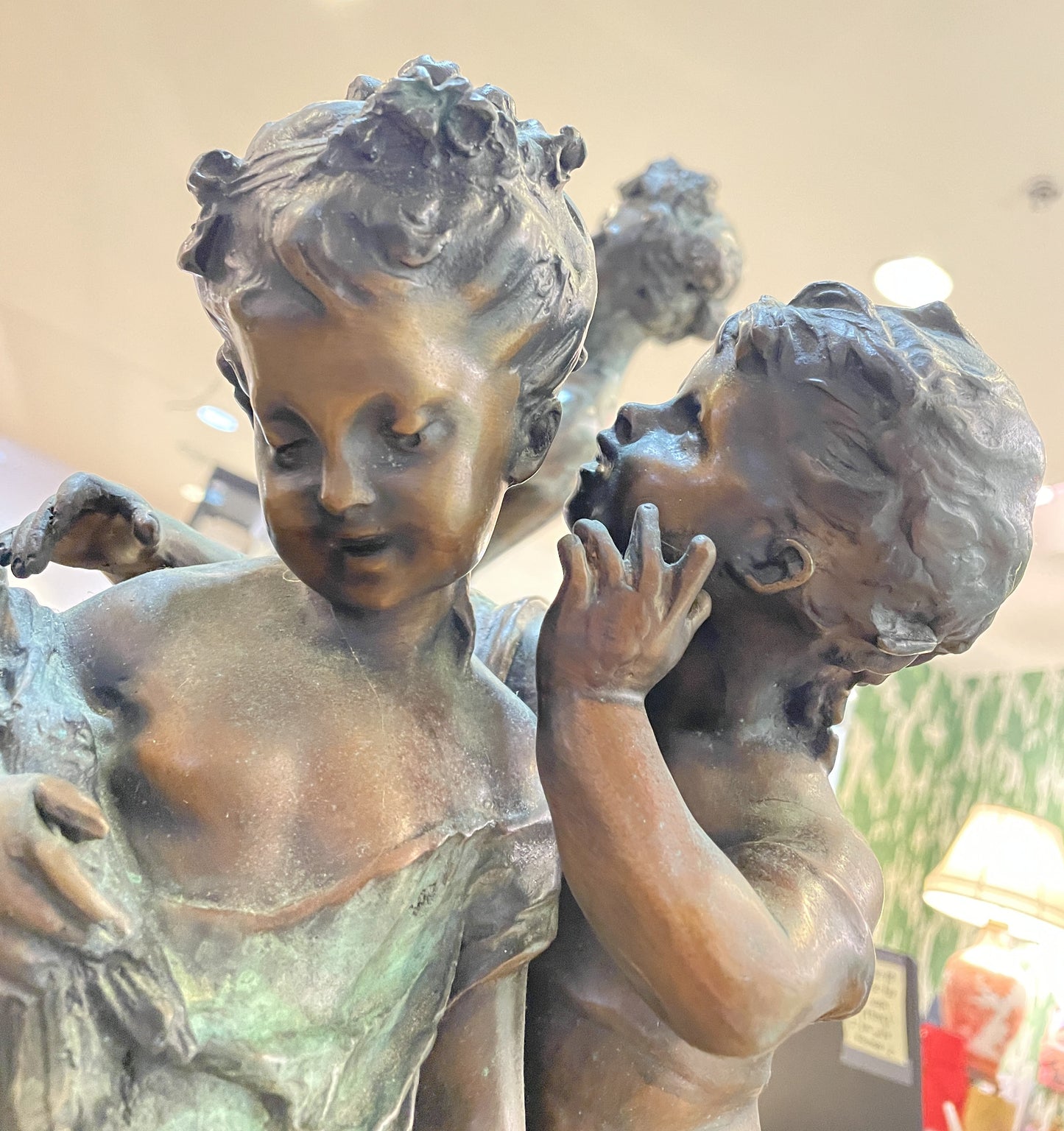 After Auguste Moreau Bronze of Children (0L6002)