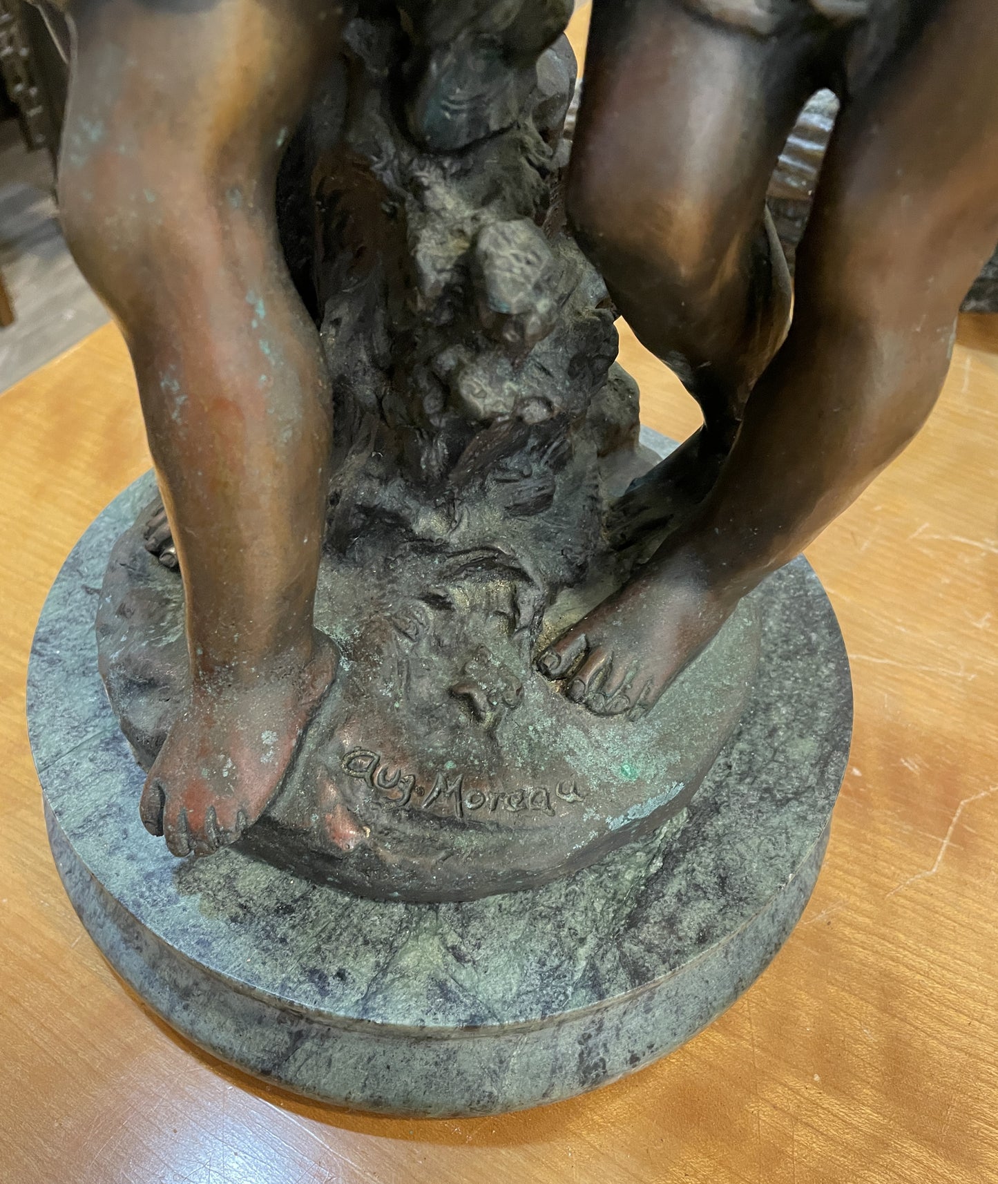 After Auguste Moreau Bronze of Children (0L6002)