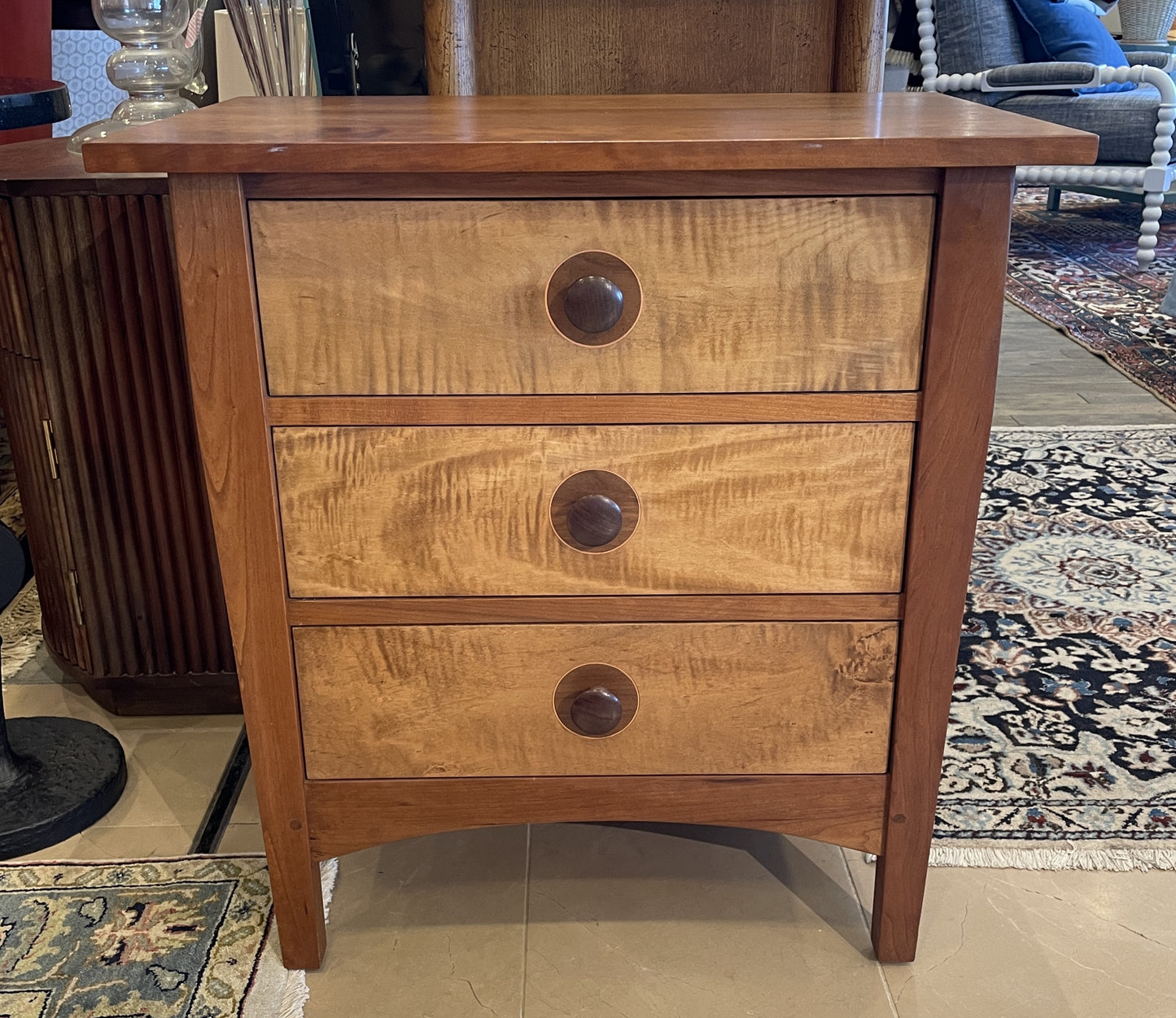 Stickley Harvey Ellis Three Drawer Nightstand, AS IS (01B02I)