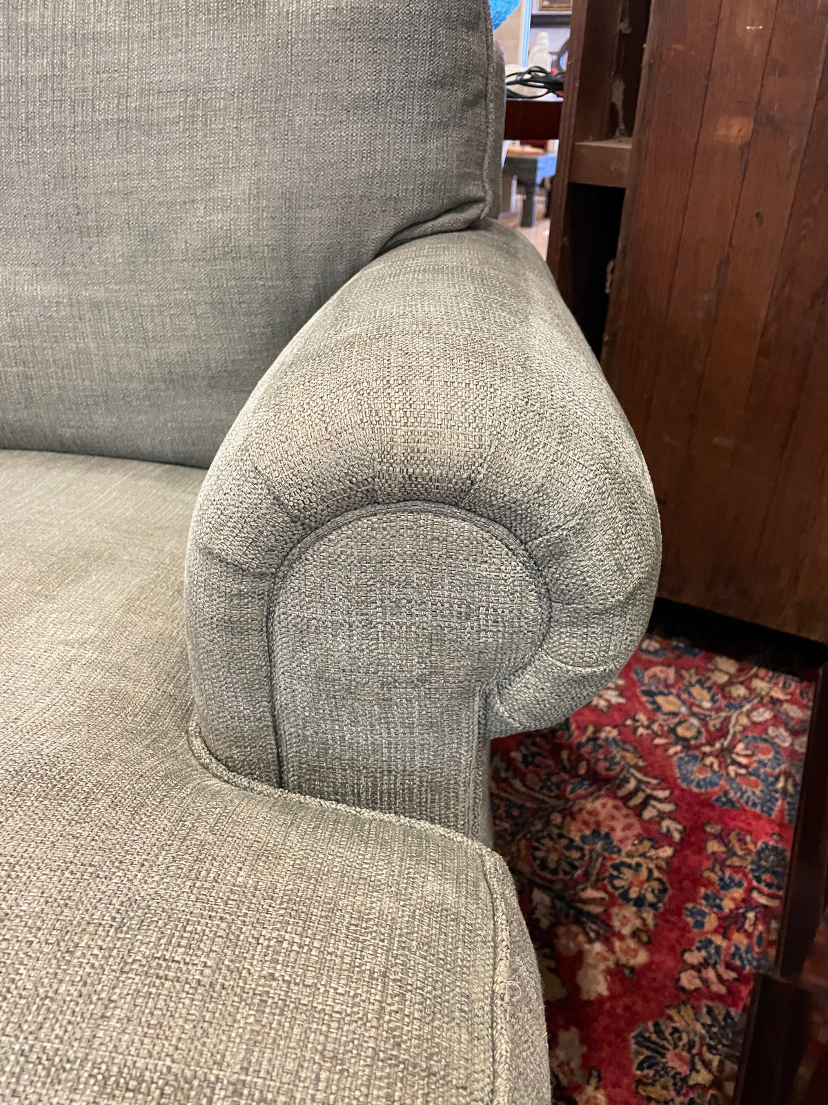 Seafoam Occassional Arm Chair, AS IS (Two available 01B02K 01B02L)