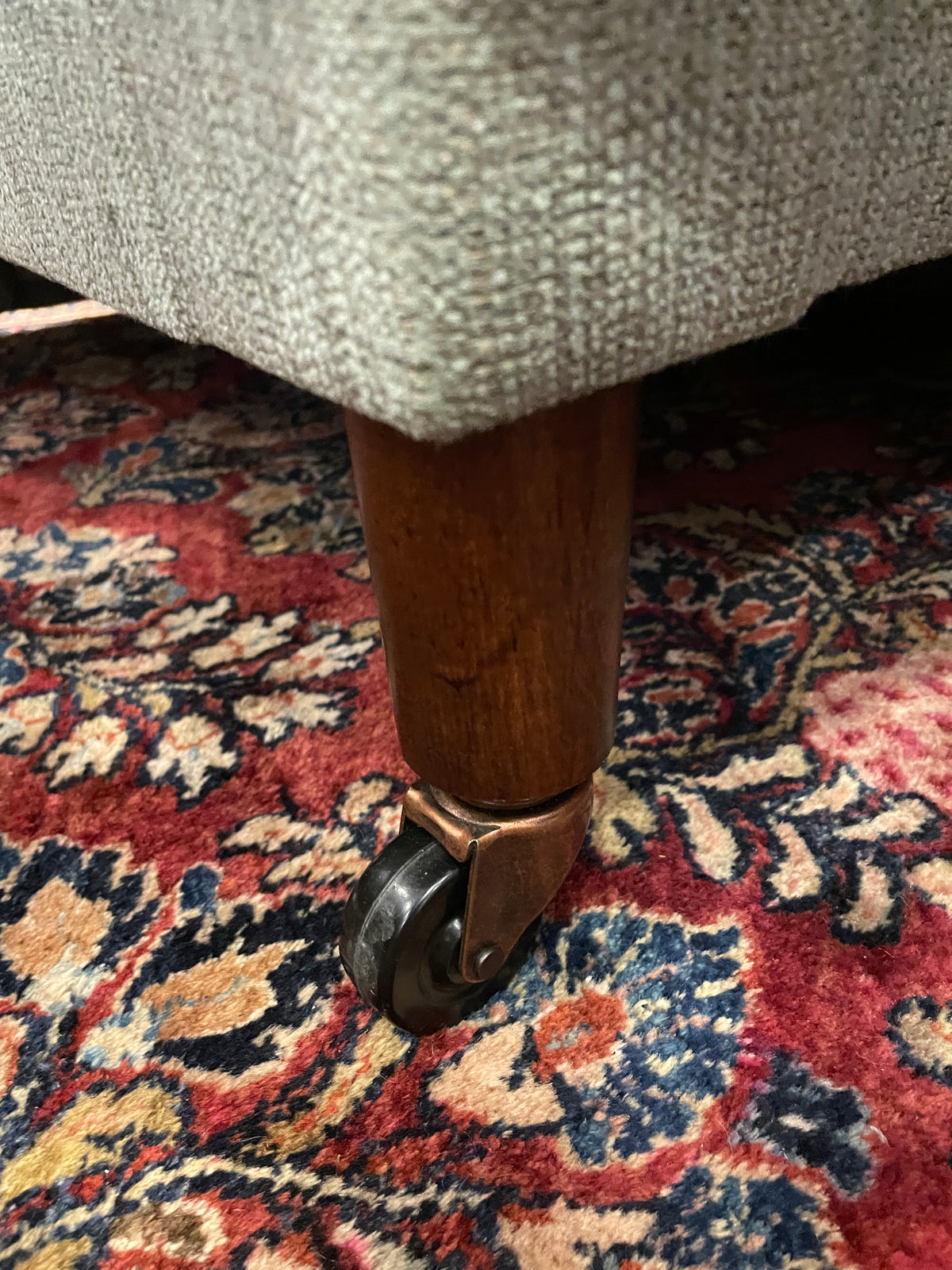 Seafoam Occassional Arm Chair, AS IS (Two available 01B02K 01B02L)