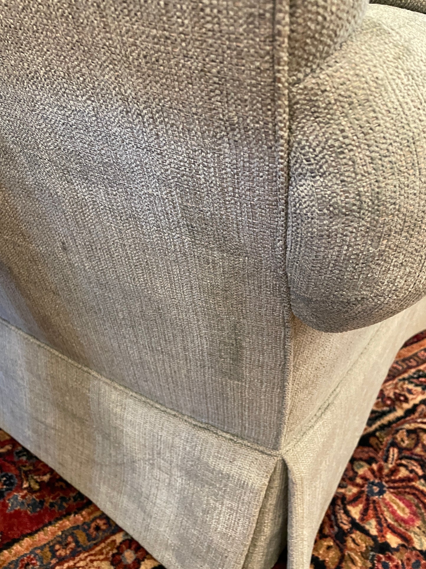 Seafoam Occassional Arm Chair, AS IS (Two available 01B02K 01B02L)