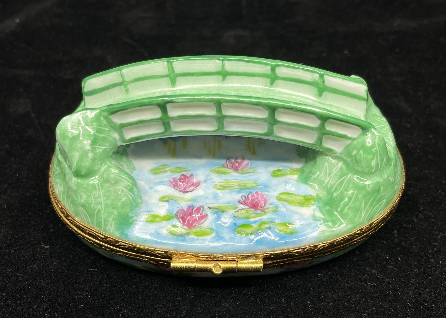 Limoges Monet's Bridge Trinket Box (0I0005)