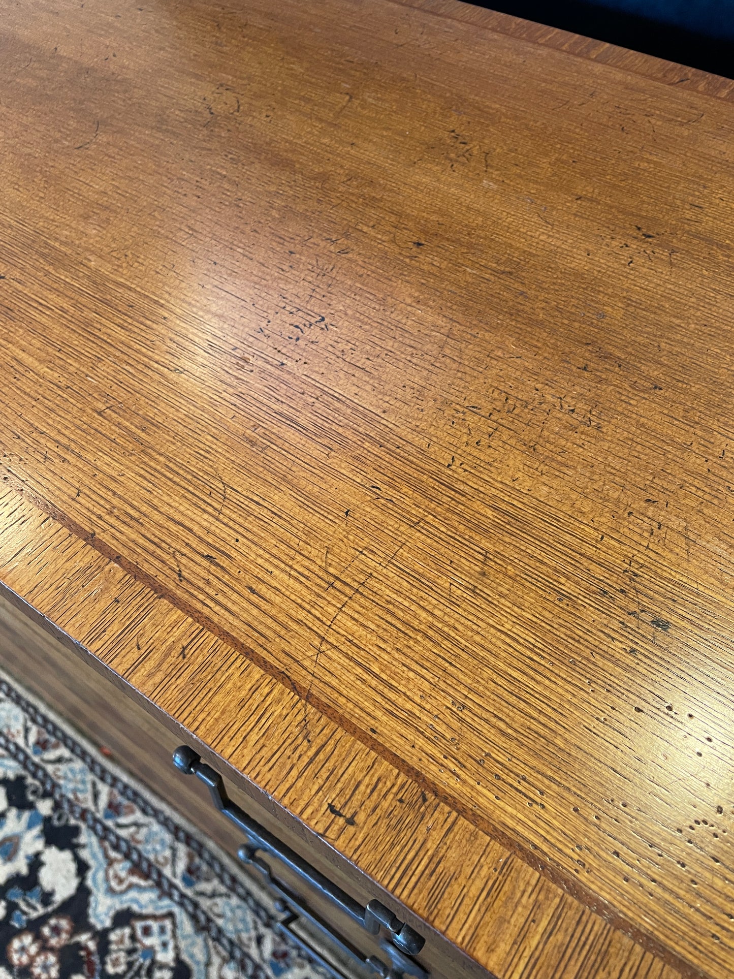 Milling Road Three Drawer Inlayed Chest, AS IS (01B02Z)