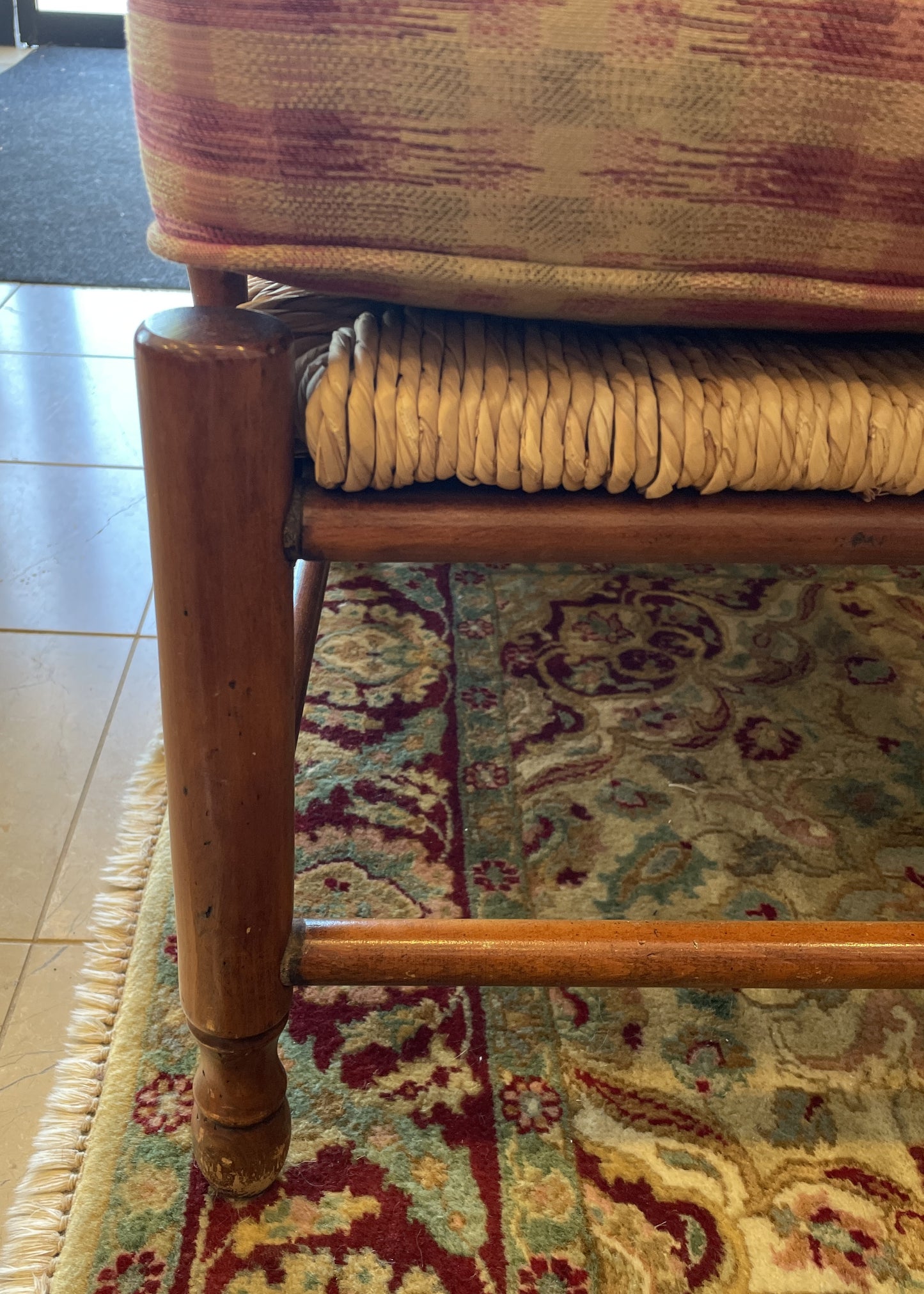 Wesley Hall Oversized Rush Seat Ladderback Chair (0P7001)