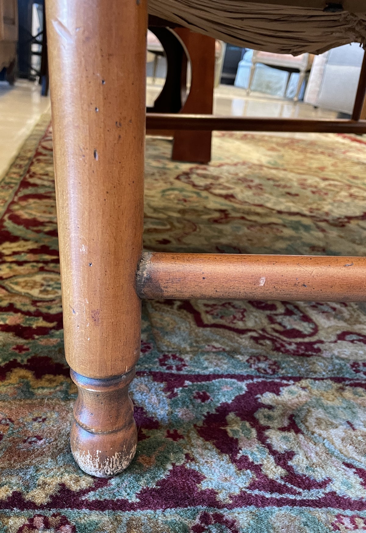 Wesley Hall Oversized Rush Seat Ladderback Chair (0P7001)