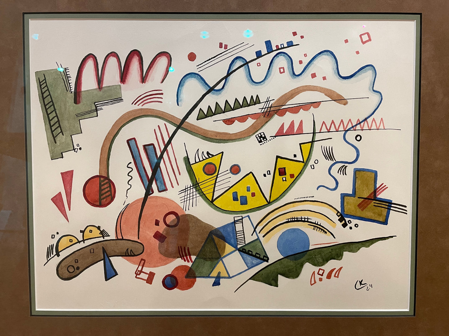 Wassily Kaminsky Abstract Lithograph (U3XS3T)