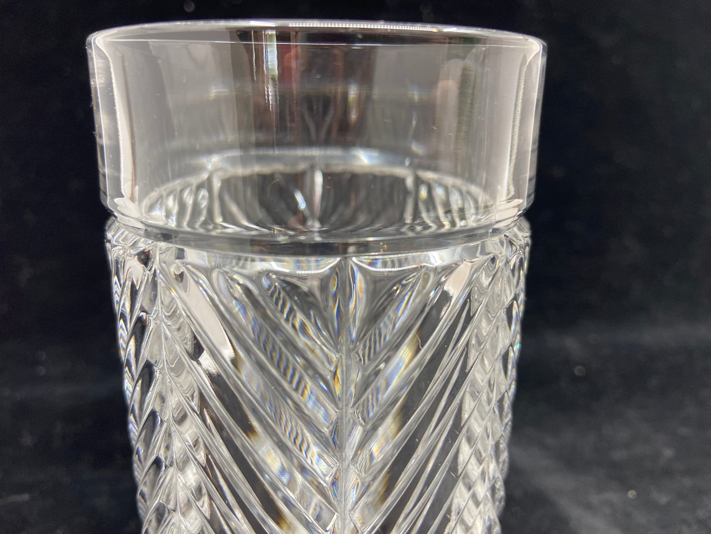 Ralph Lauren Herringbone Crystal Highball Glass (25146- 25153)