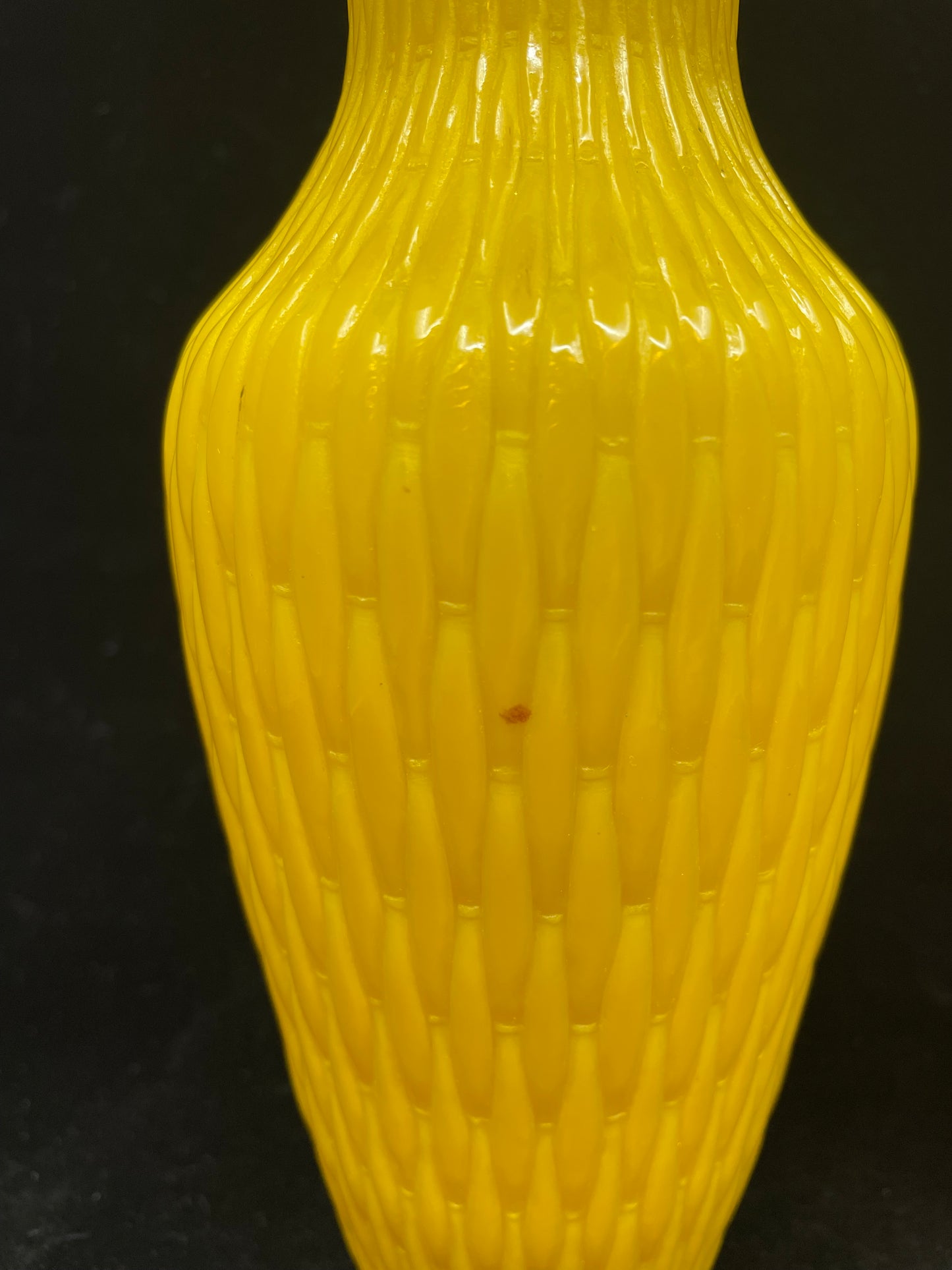 Pair of Antique Peking Glass Vases AS IS (61HCFY)