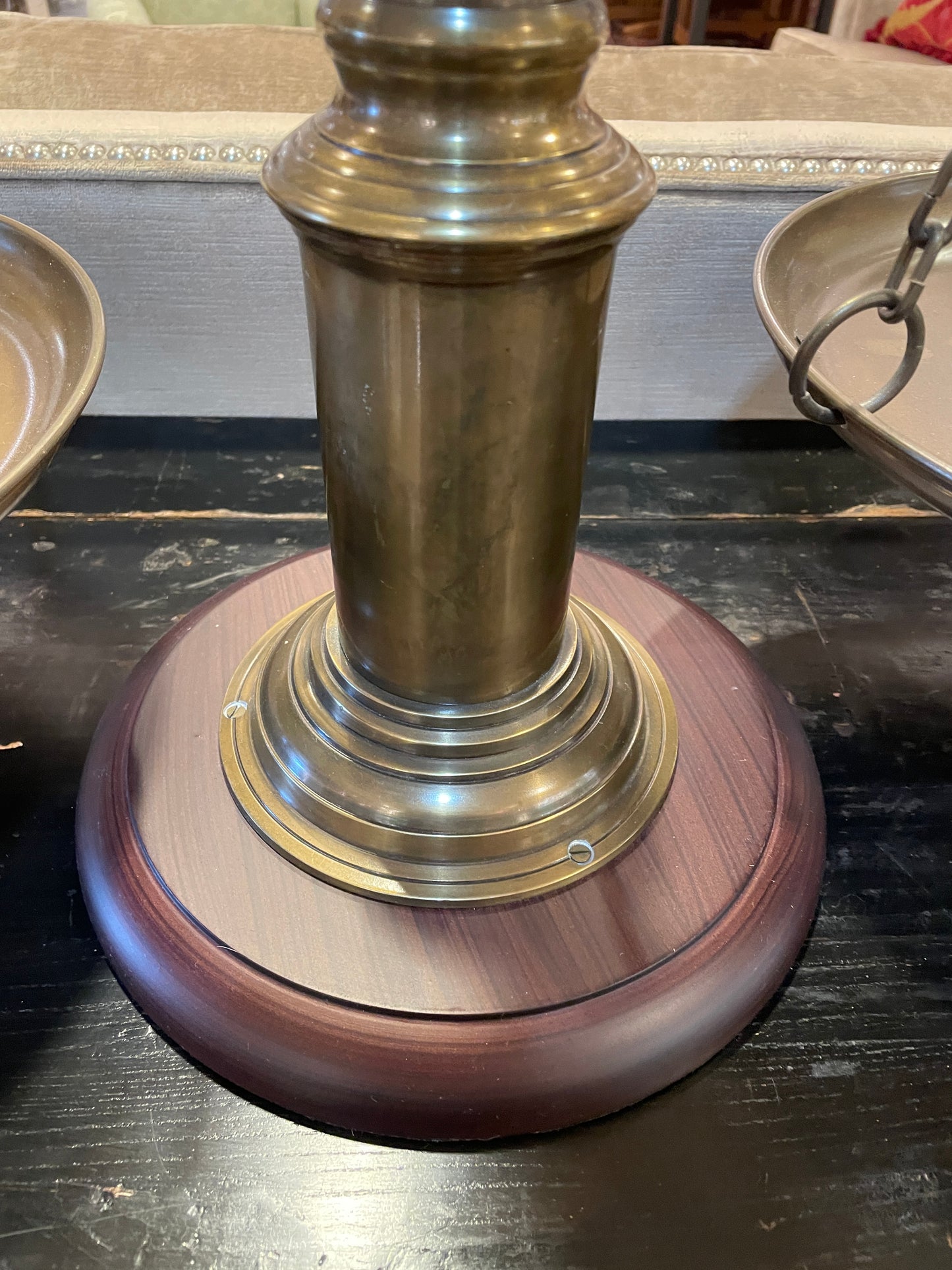 Brass and Wood Scale (0JL04B)