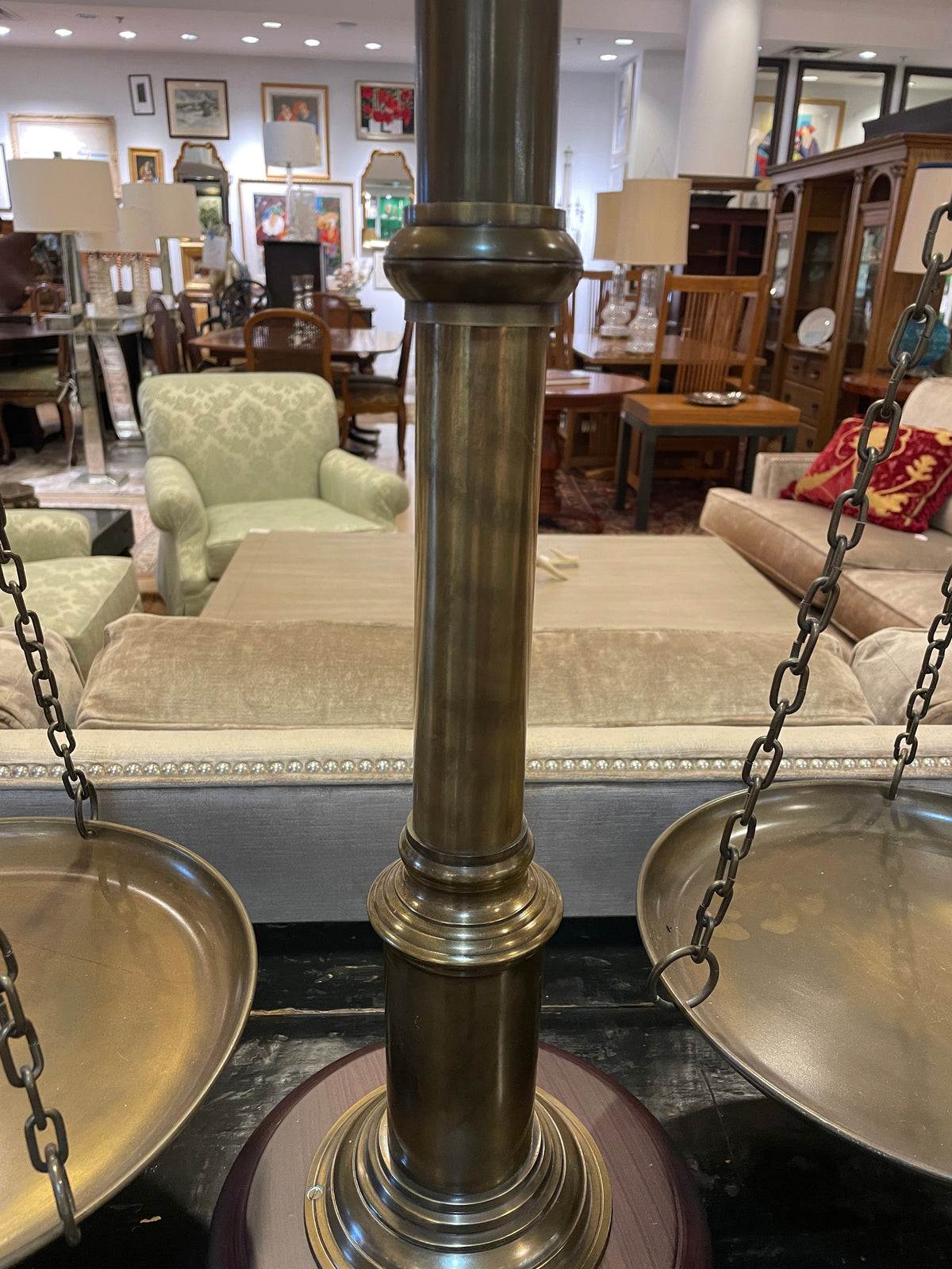 Brass and Wood Scale (0JL04B)