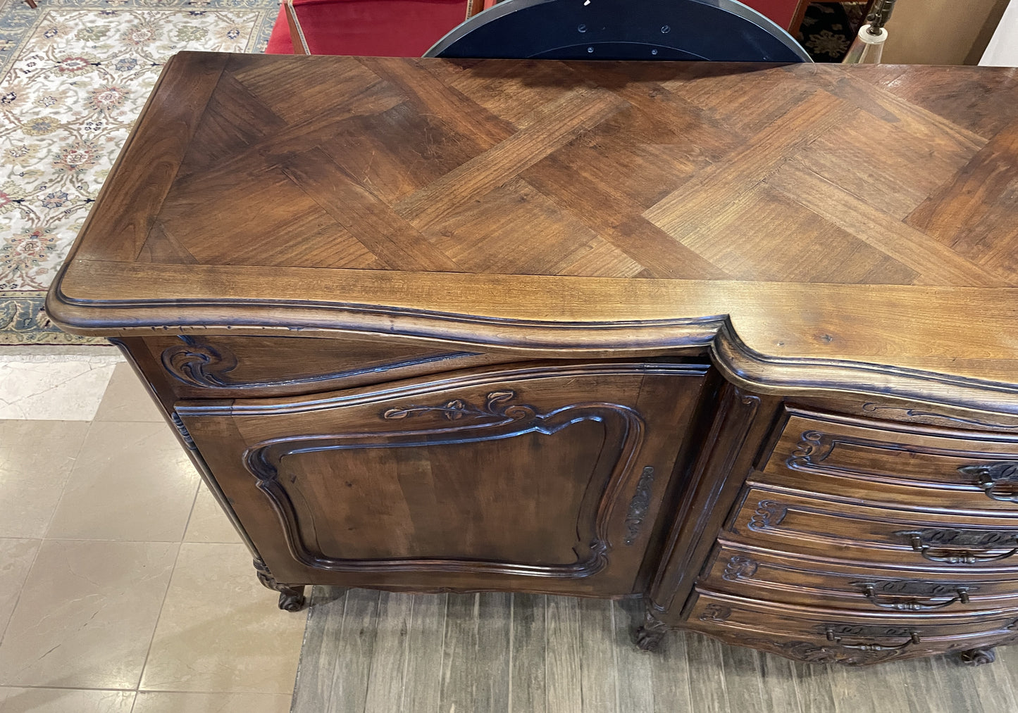 Antique French Louis XV Sideboard (0PA003)