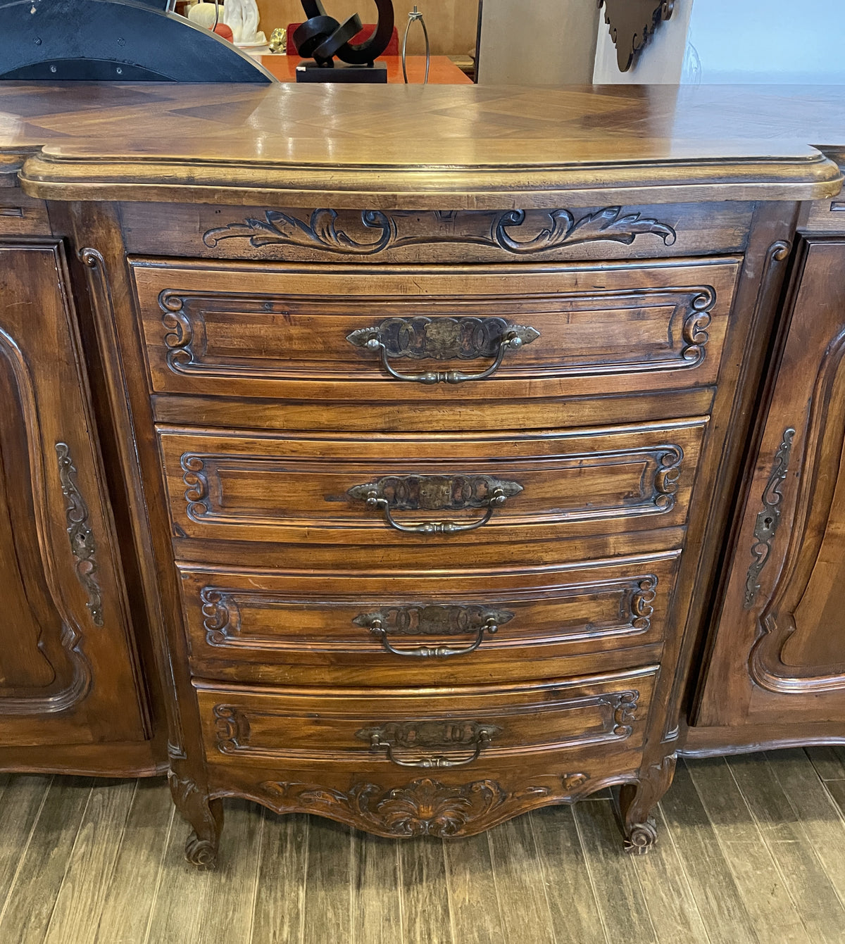 Antique French Louis XV Sideboard (0PA003)