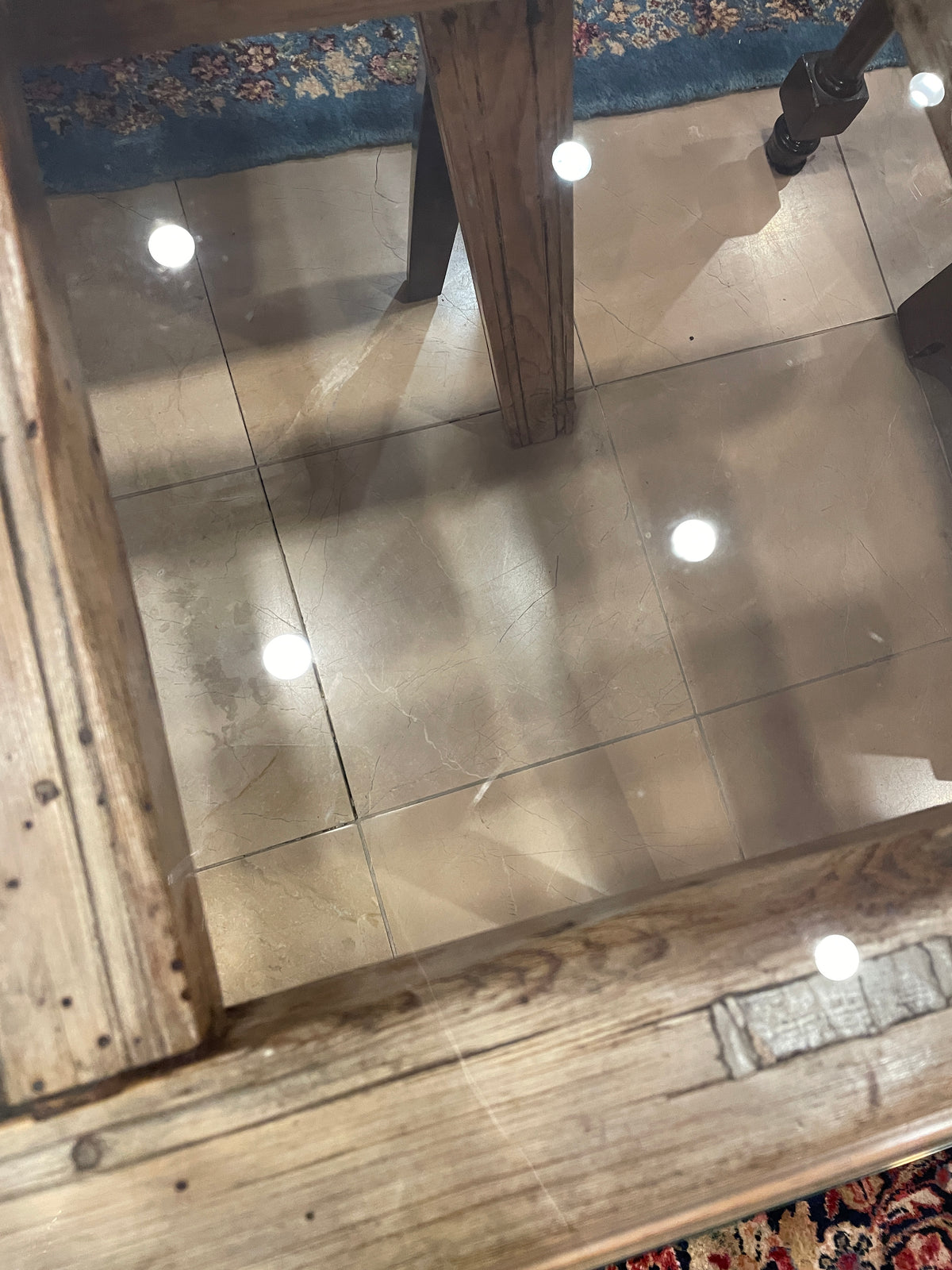 Antique Bottle Rack "Console" (0PA001)