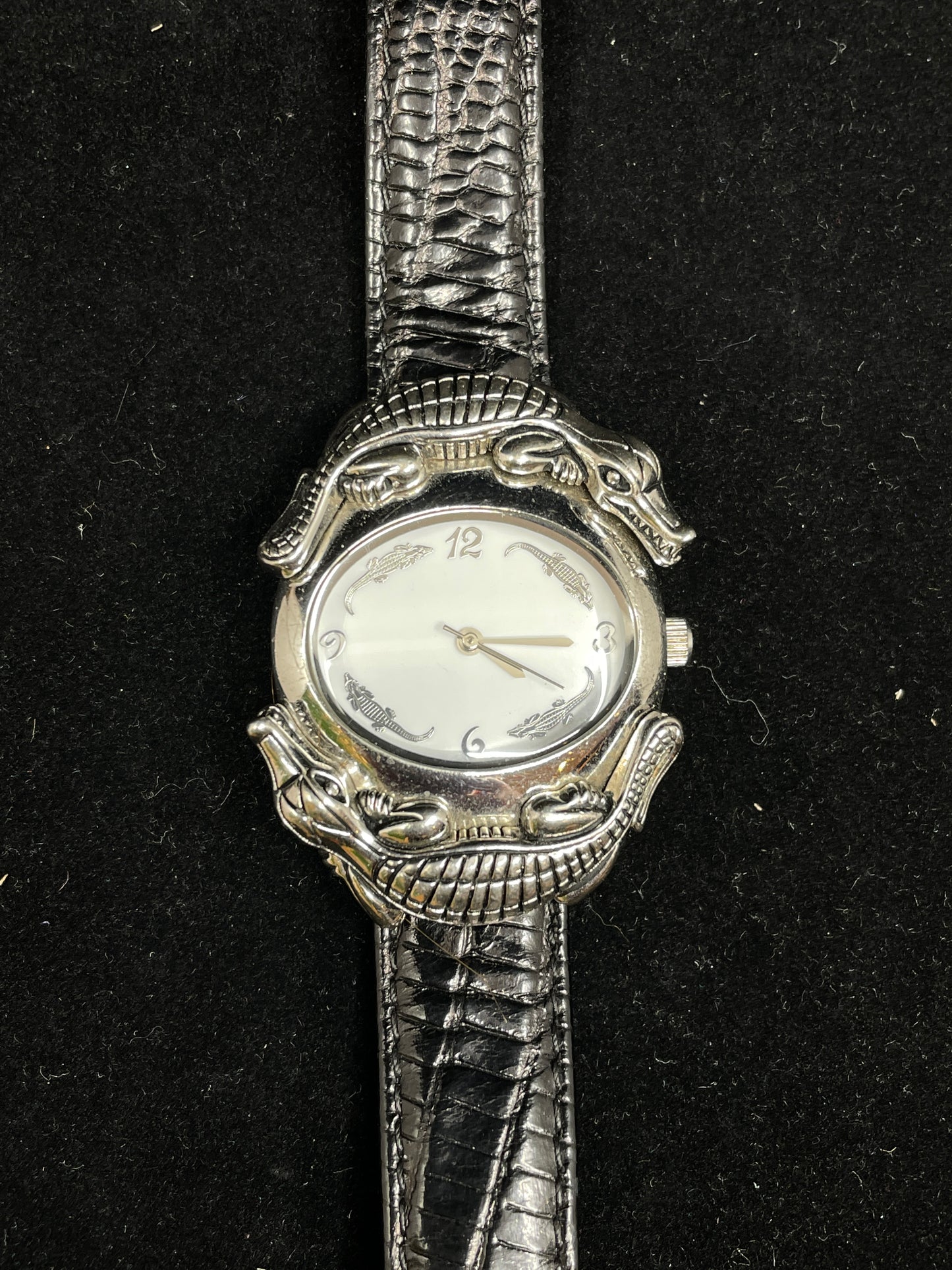 Barry Kieselstein-Cord Alligator Watch, 925 (0DR008)