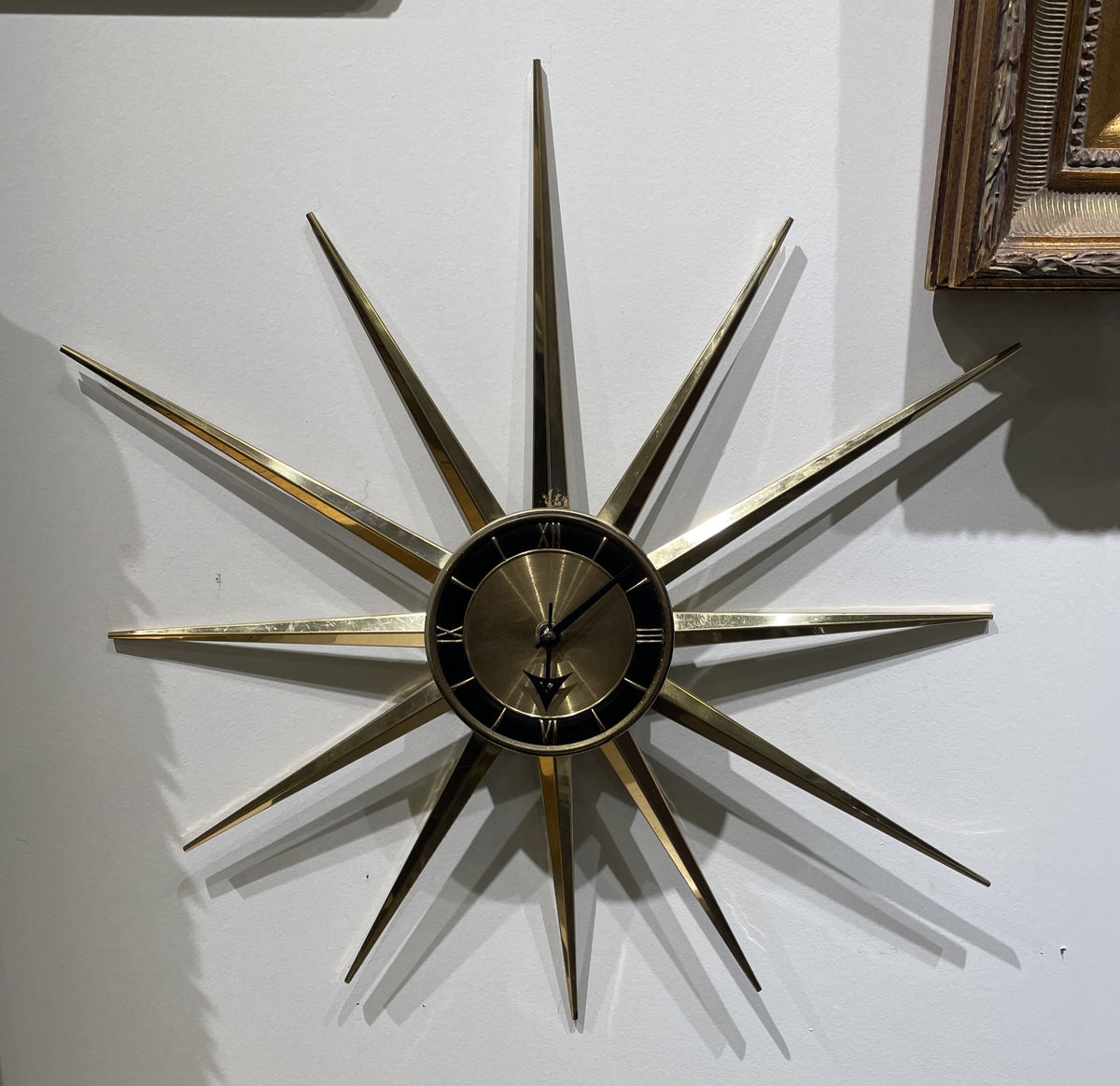 Sessions Vintage Windup Starburst Clock in Working Condition (0PF001)