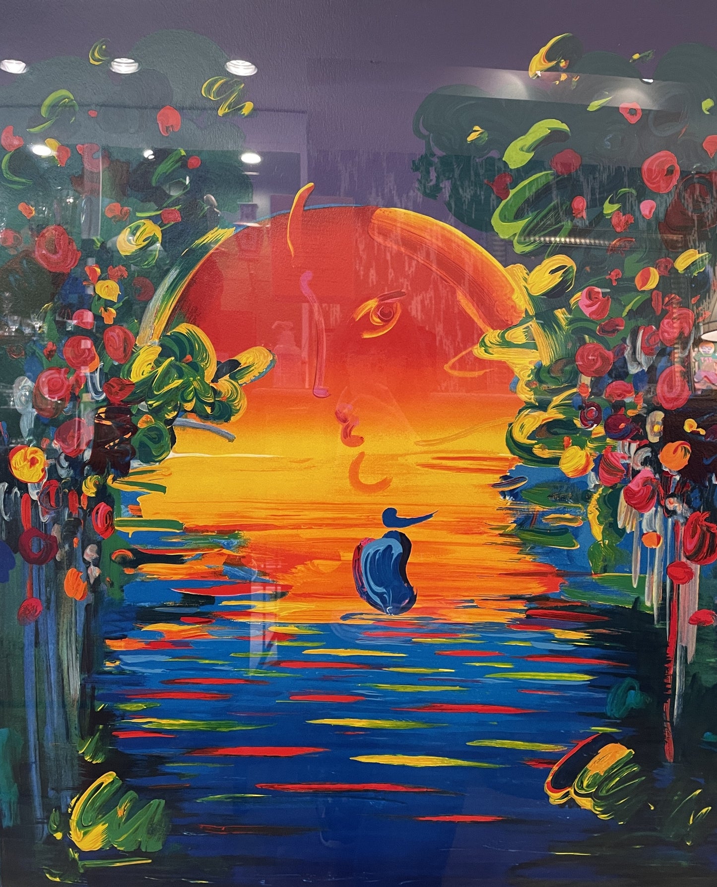 Peter Max "Better World III" LXXXV/C Lithograph, signed in Crayon (0LM002)