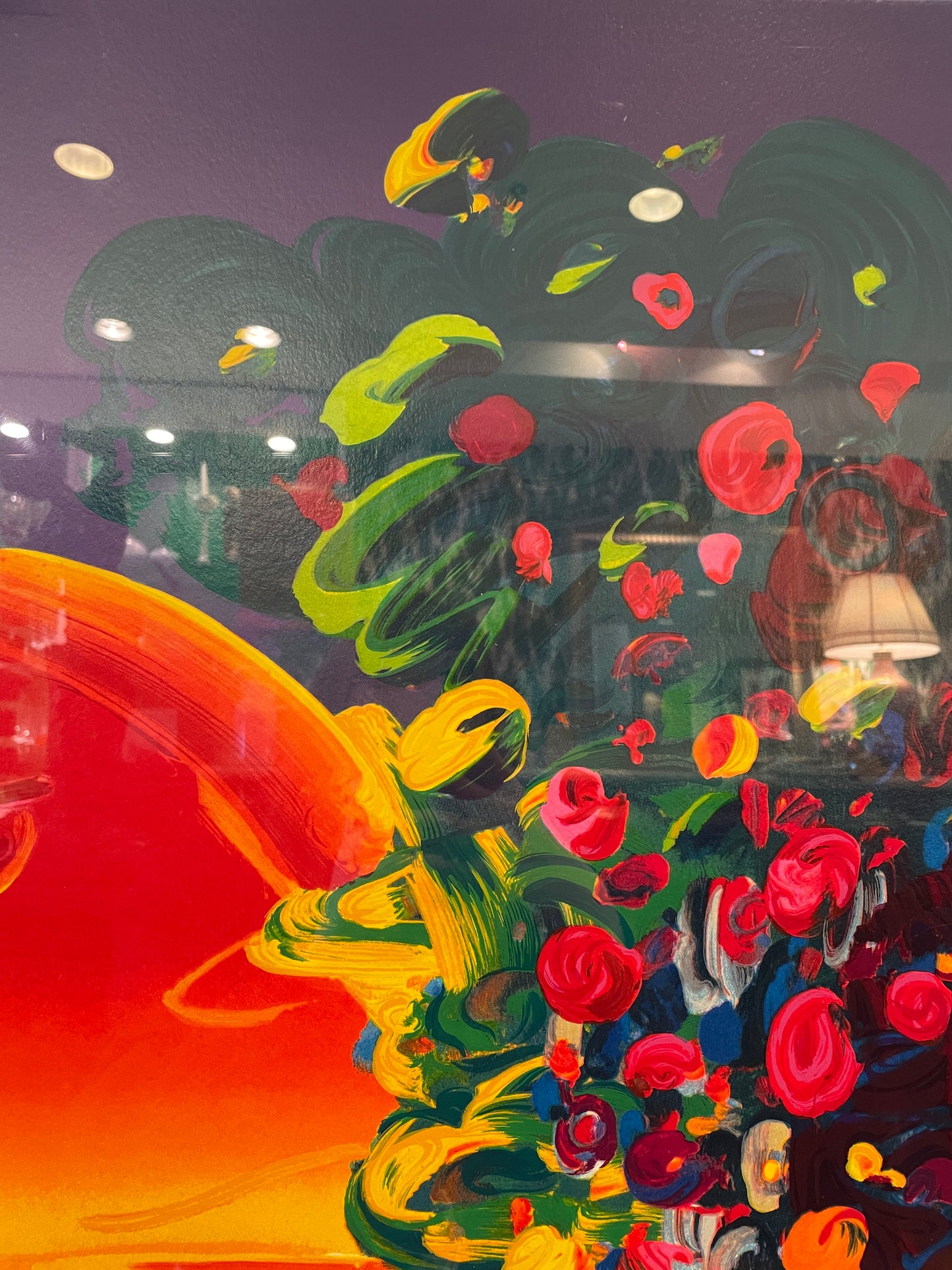 Peter Max "Better World III" LXXXV/C Lithograph, signed in Crayon (0LM002)