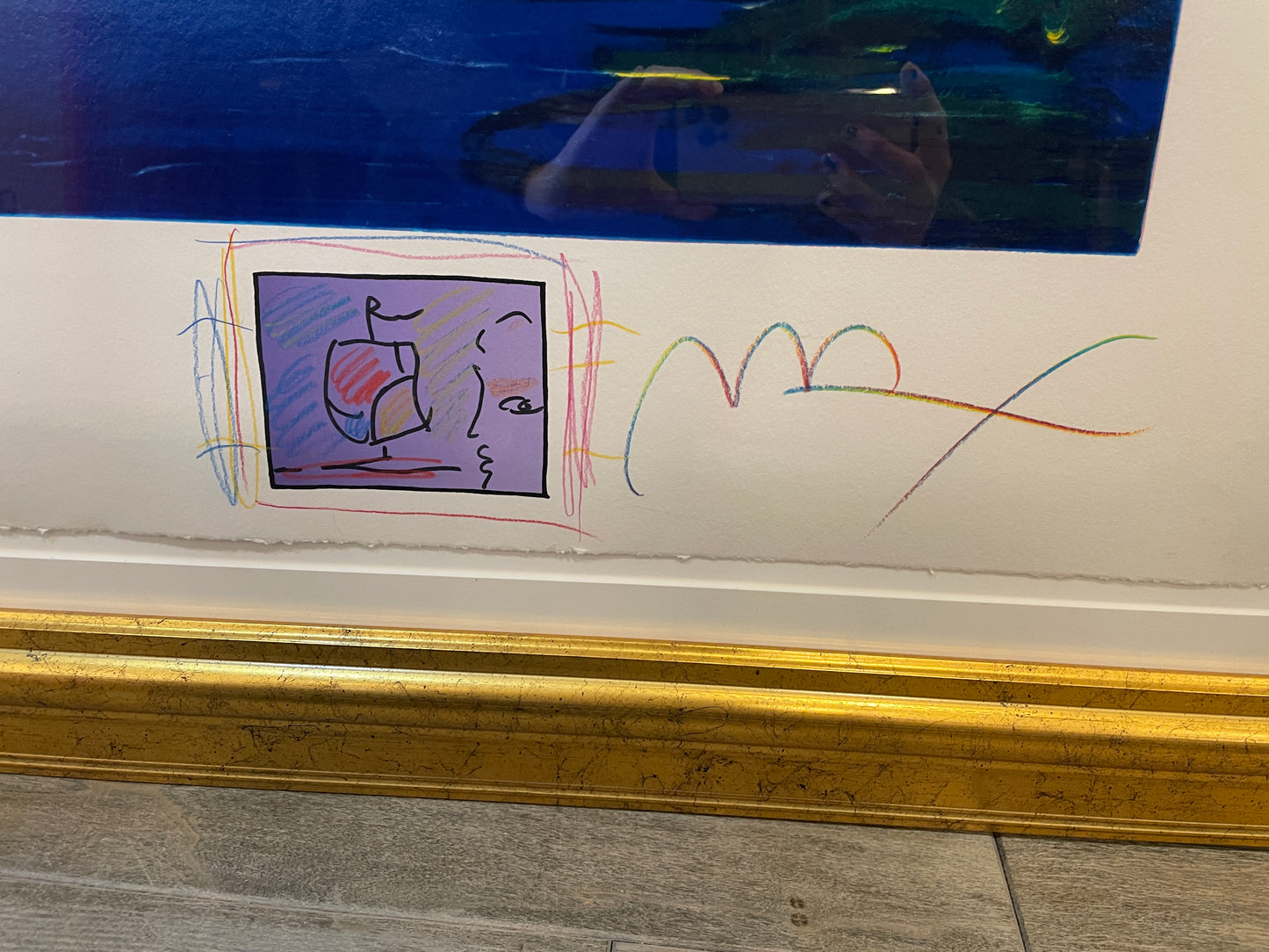 Peter Max "Better World III" LXXXV/C Lithograph, signed in Crayon (0LM002)