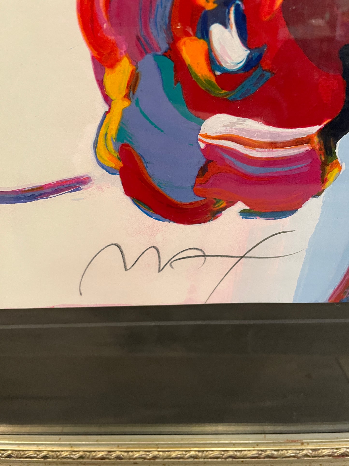 Peter Max "Mondrian Ladies" Lithograph signed in pencil (0LM005)