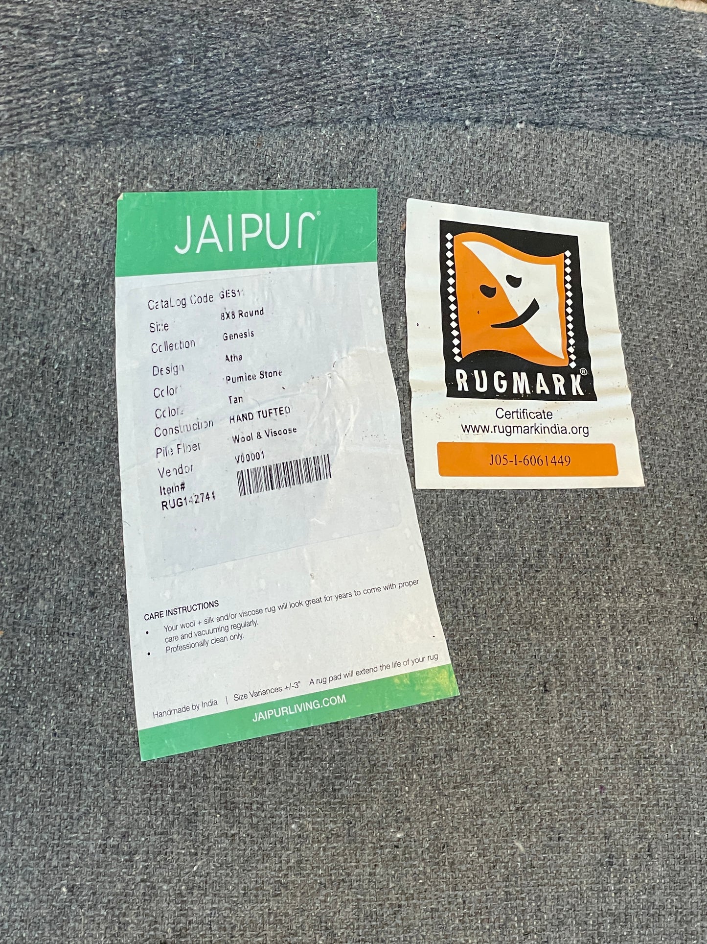 Custom Viscose Rug, AS IS (0G001F)