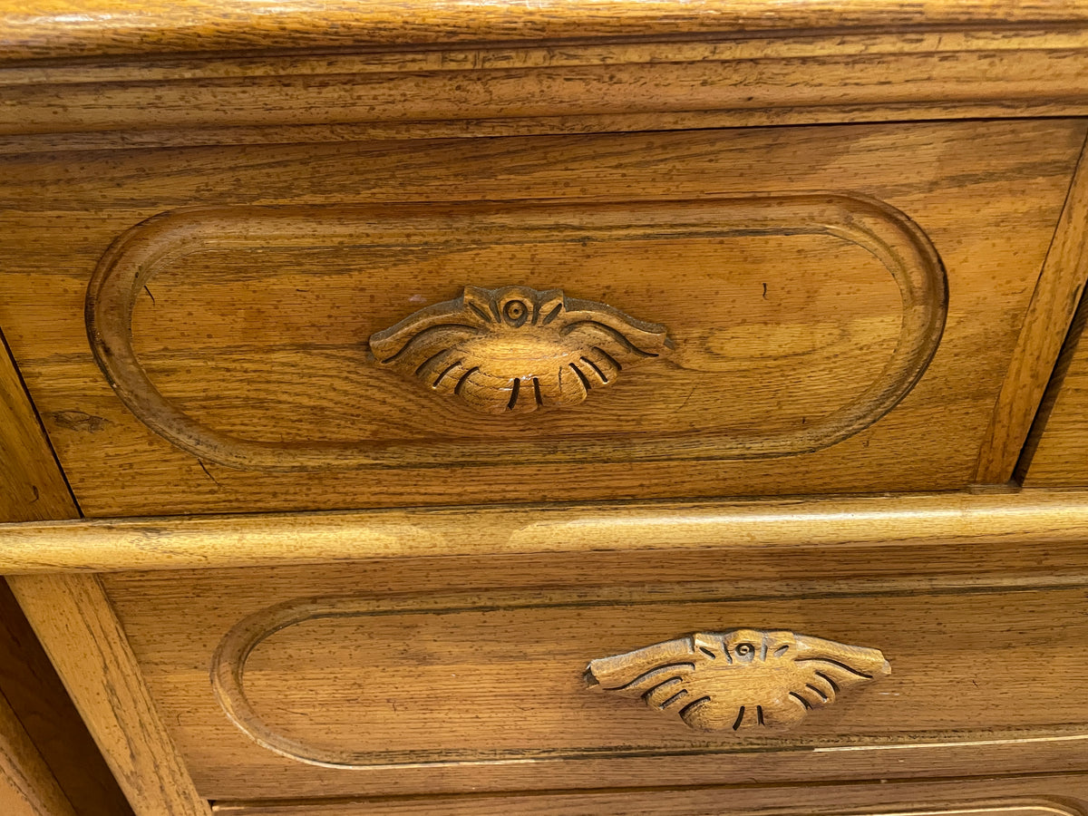 Oak Reproduction Victorian Dresser (0P8002)
