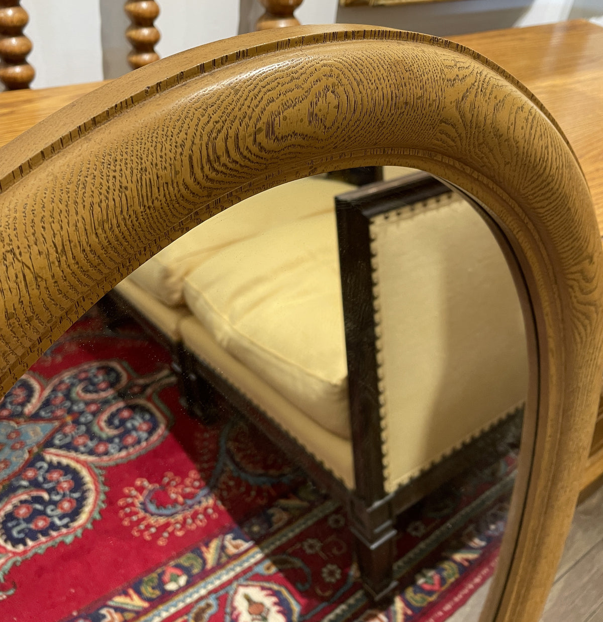Oak Oval Mirror (0P8005)