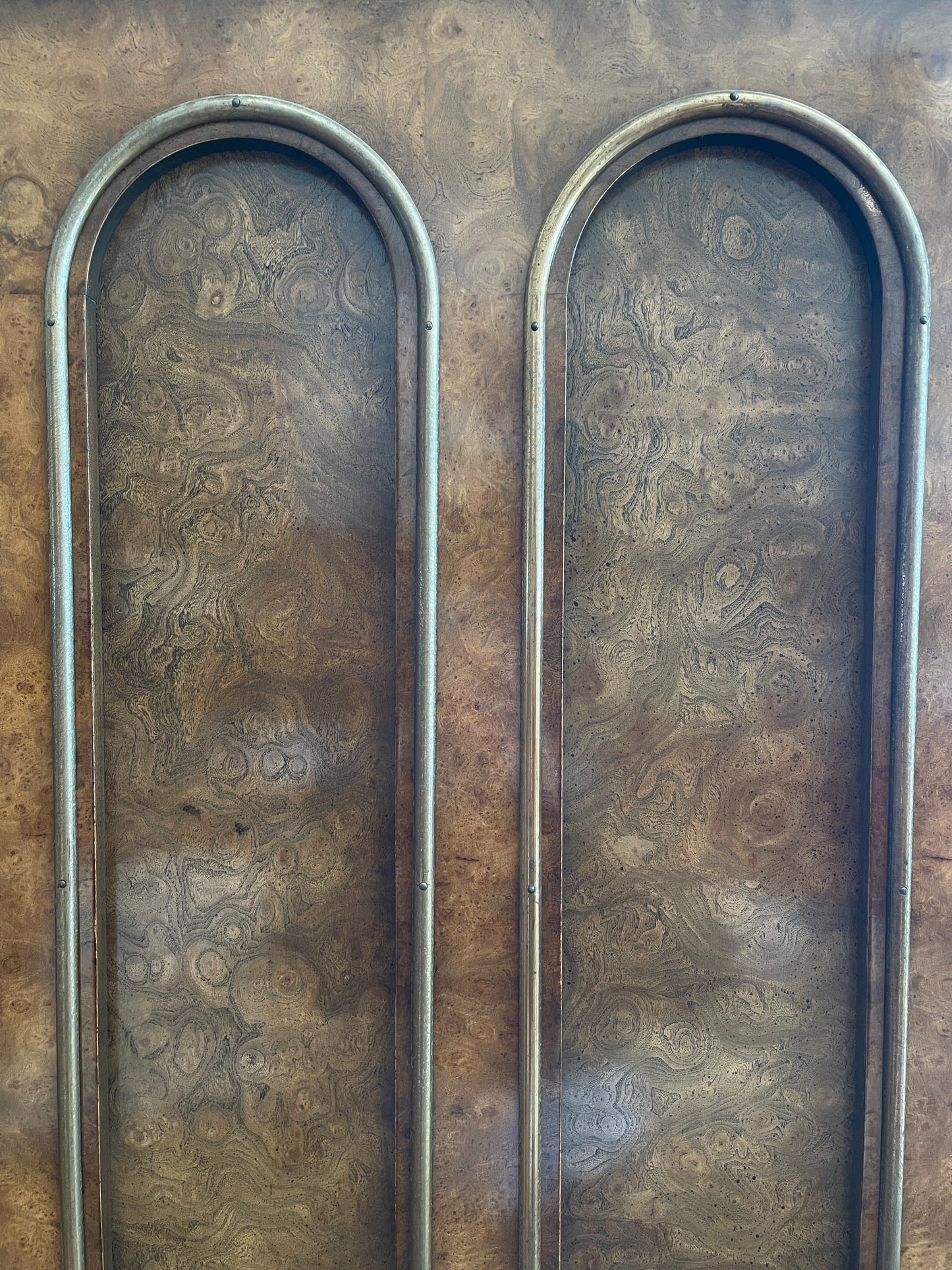 Mastercraft by William Doezema Carpathian Elm Hollywood Regency Armoire (0LL003)