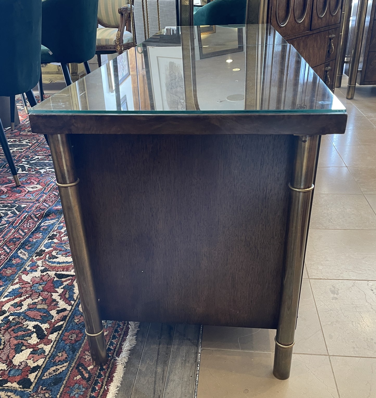 Mastercraft by William Doezema Carpathian Elm Floating Nightstand, A Pair. Circa 1960 (0LL001)