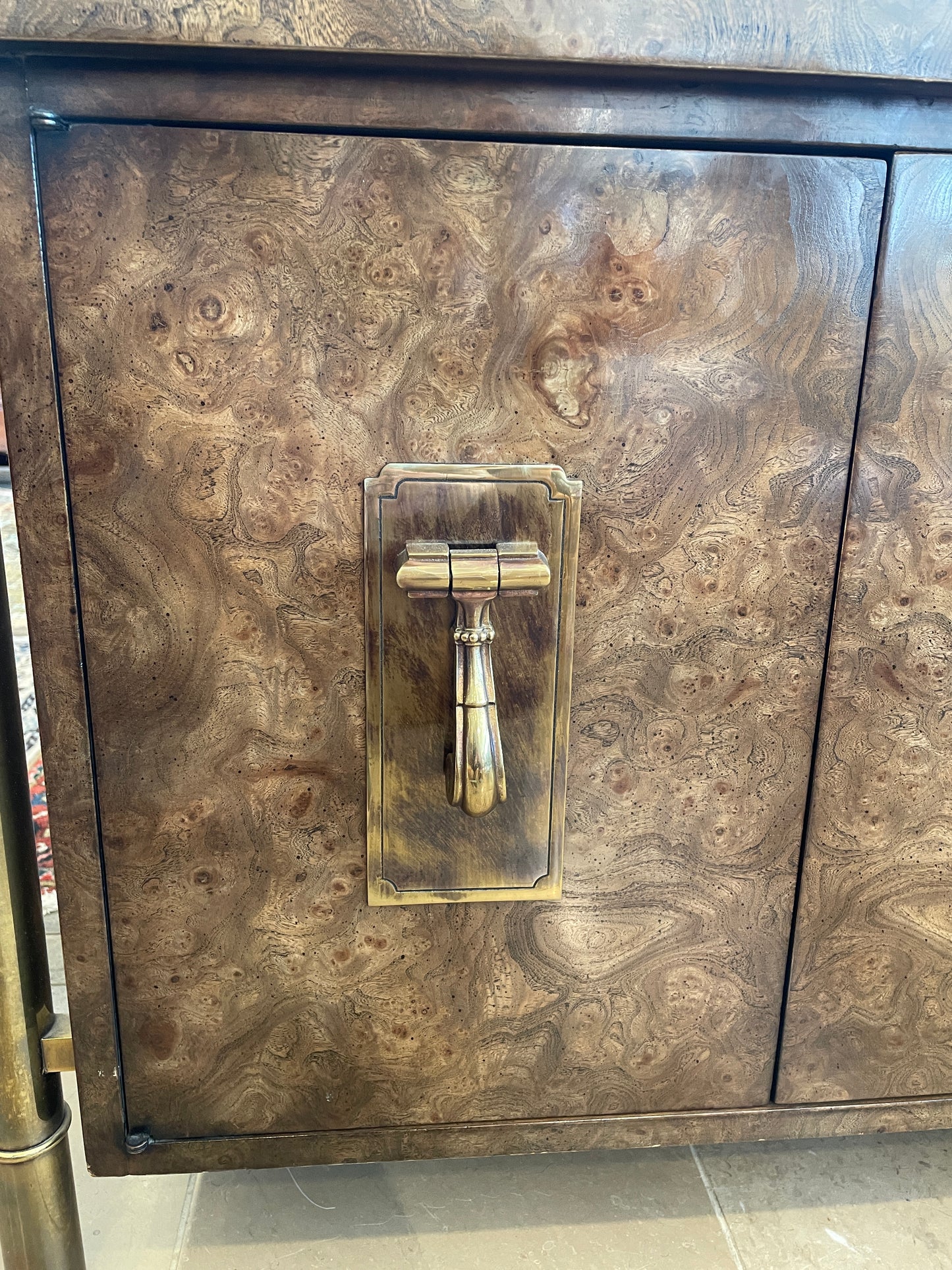 Mastercraft by William Doezema Carpathian Elm Floating Nightstand, A Pair. Circa 1960 (0LL001)