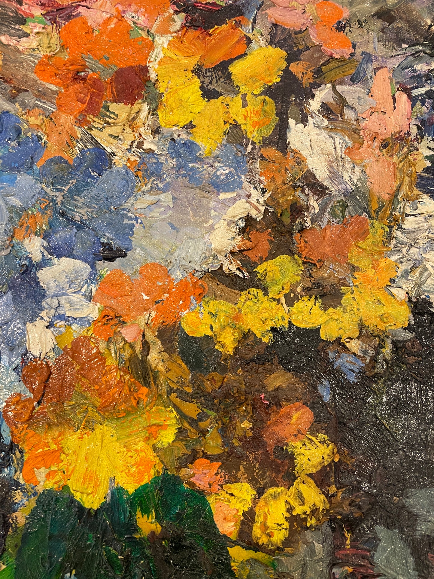 Manuel Munoz Ruiz Floral Acrylic on Canvas (0LN00L)