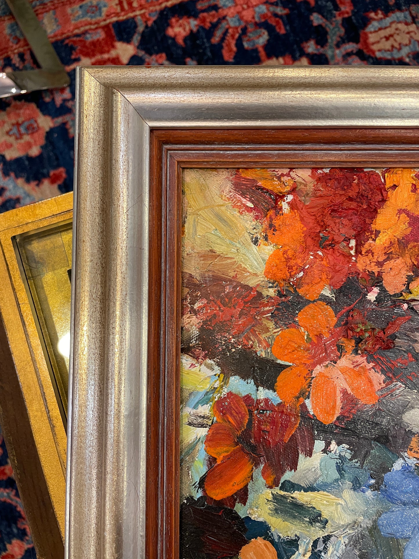 Manuel Munoz Ruiz Floral Acrylic on Canvas (0LN00L)