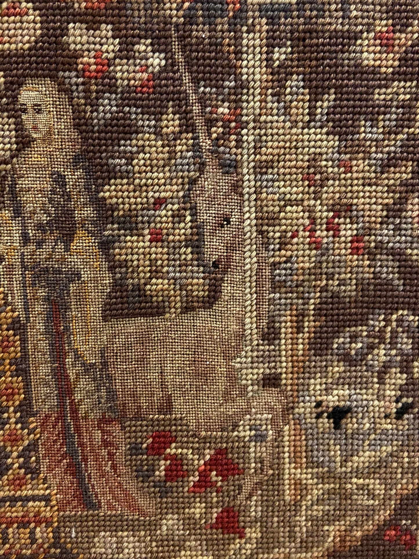 Louis XVI Needlepoint Fireplace Screen (HKDWFP)