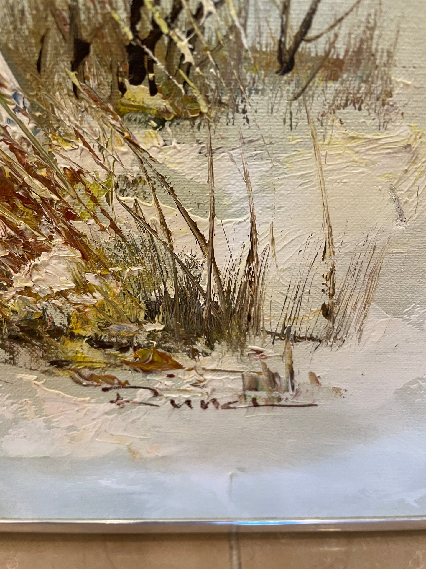 Edward Runci Seascape/Beach Scene Oil on Canvas (0LN00G)