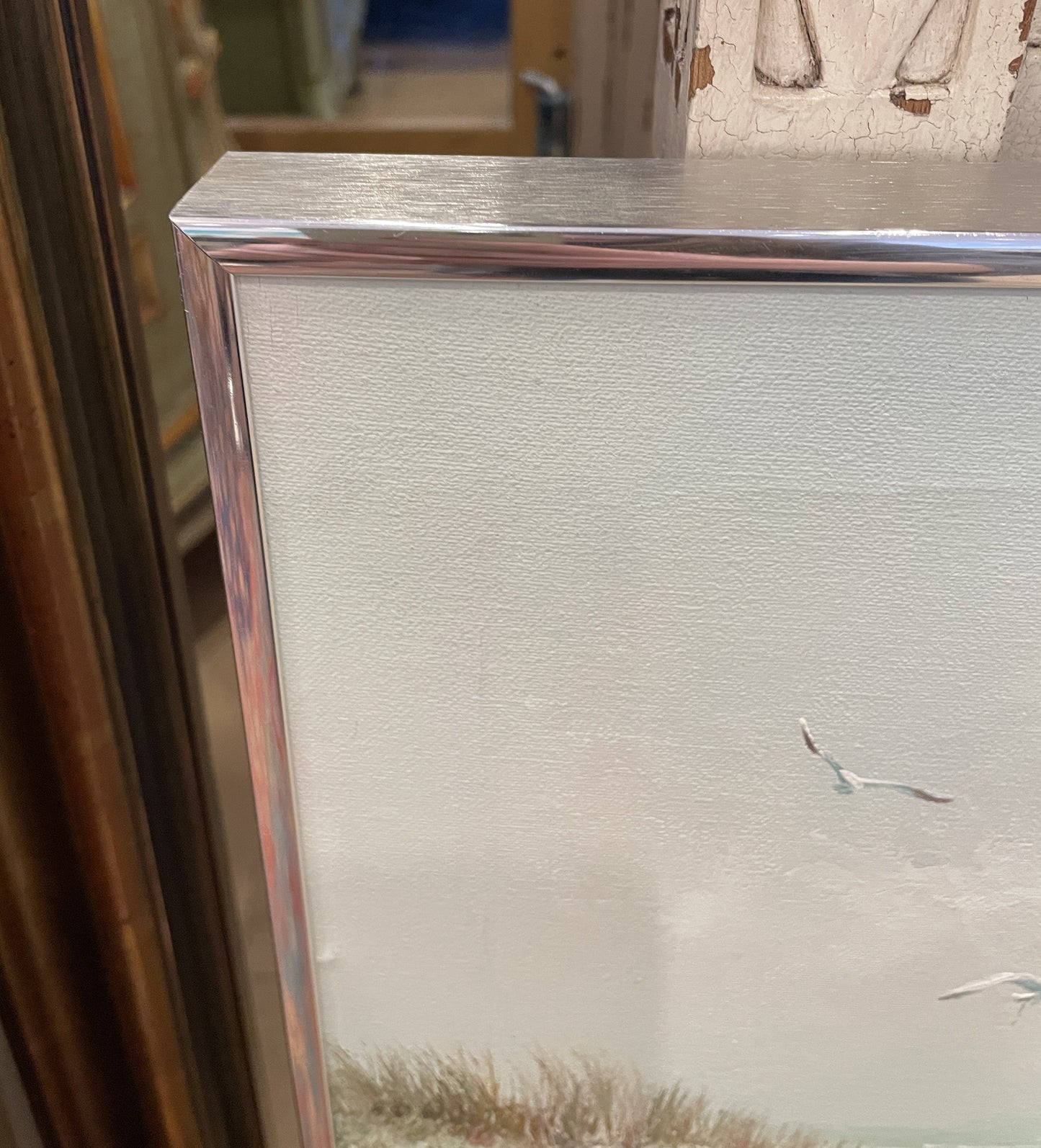 Edward Runci Seascape/Beach Scene Oil on Canvas (0LN00G)