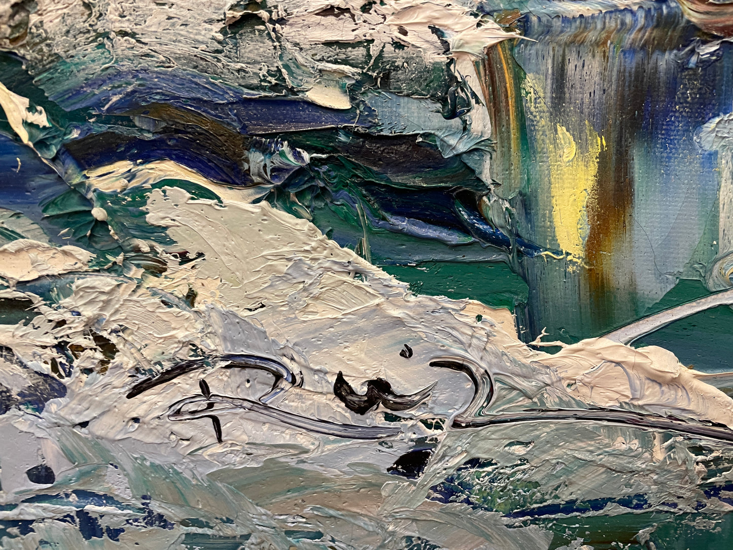 Manuel Munoz Ruiz Birch Trees Acrylic on Canvas (0LN00J)
