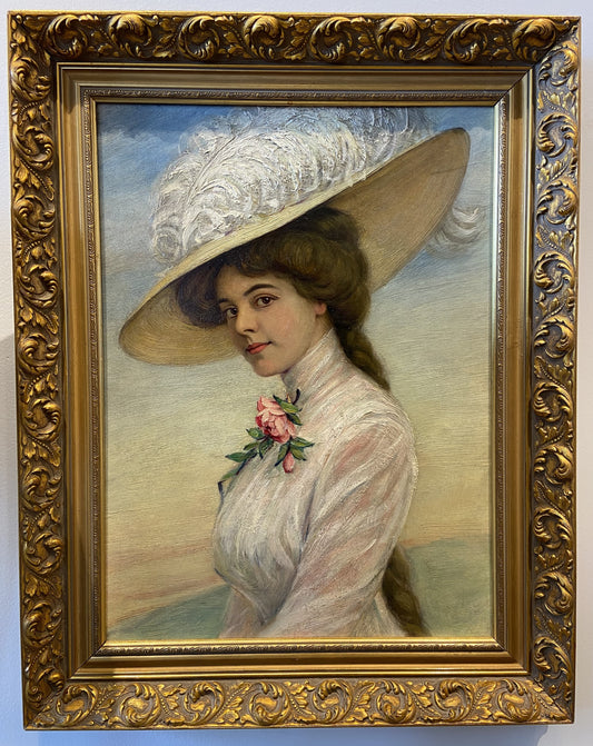 Victorian Portrait of a Lady Oil Painting (FACZGA)