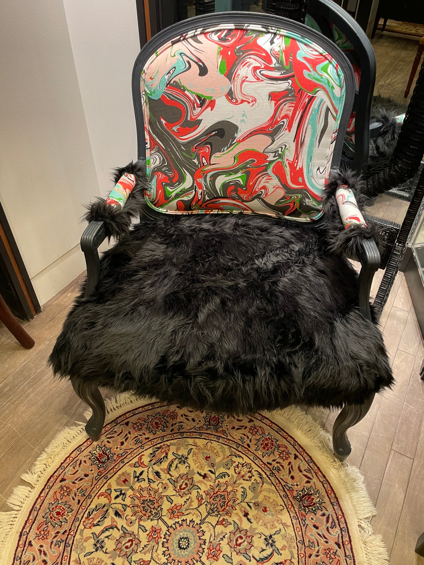 Kate Spade Upholstered Fauteuil Chair, Custom