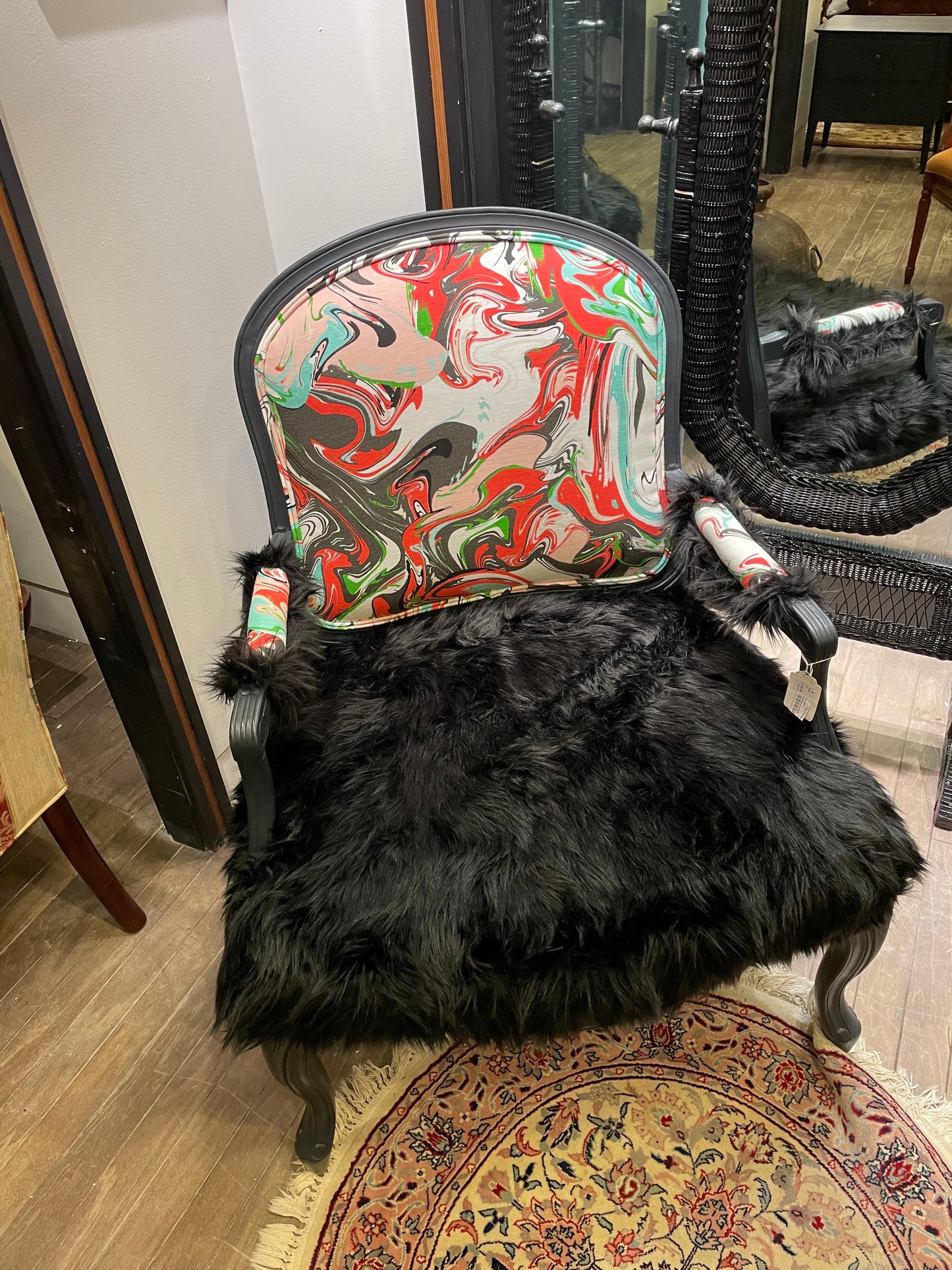 Kate Spade Upholstered Fauteuil Chair, Custom