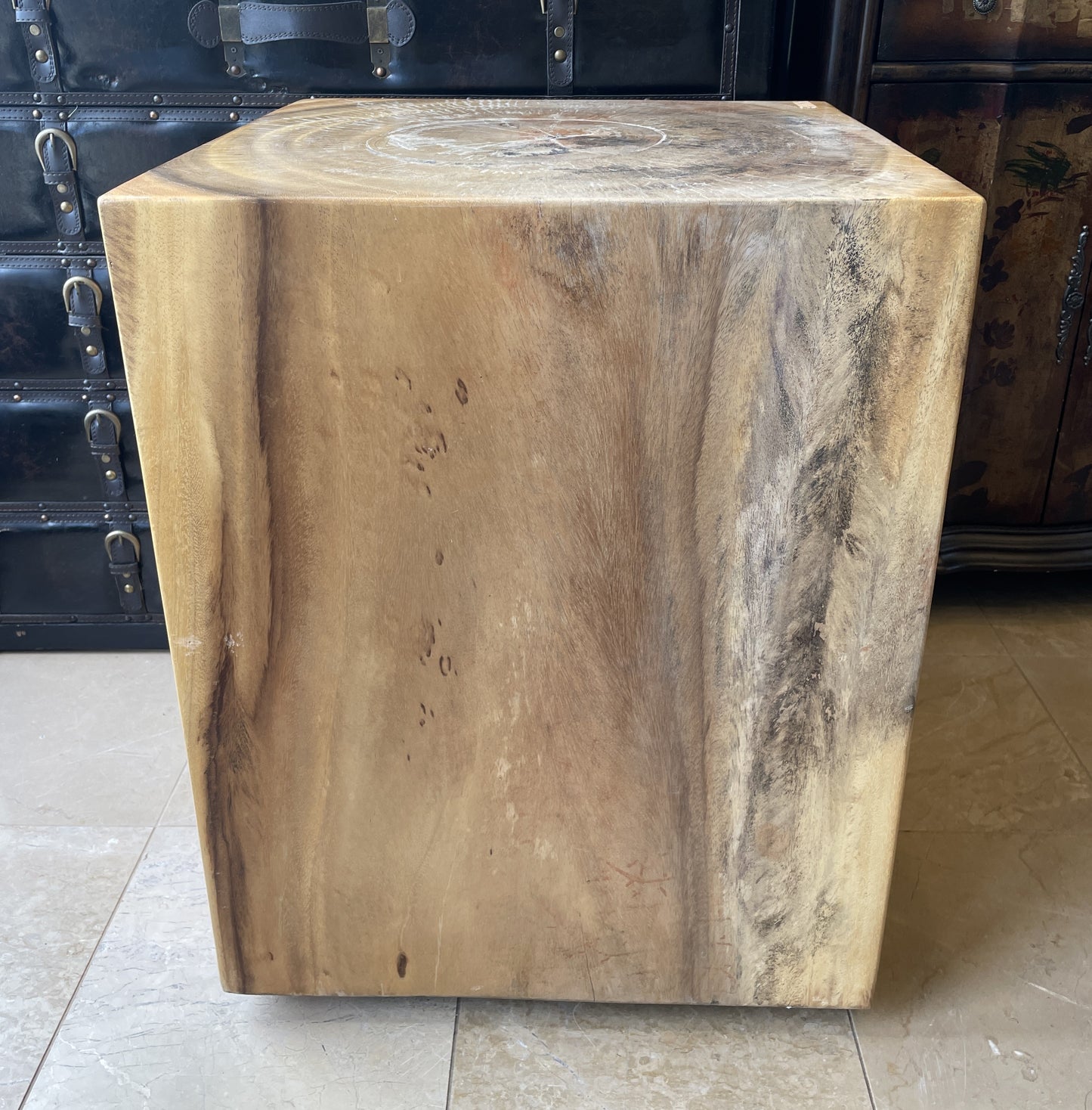 Bo Tree Source Tamarine Block Table, AS IS (0HV00B)