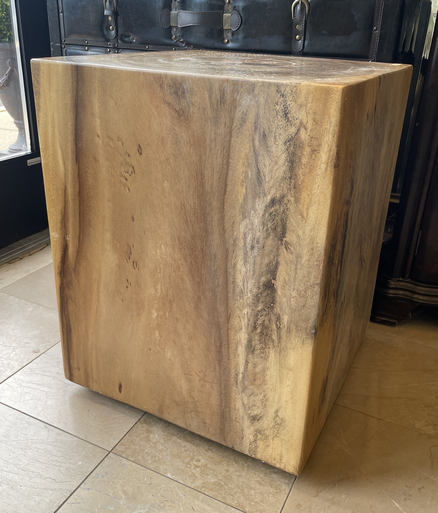Bo Tree Source Tamarine Block Table, AS IS (0HV00B)
