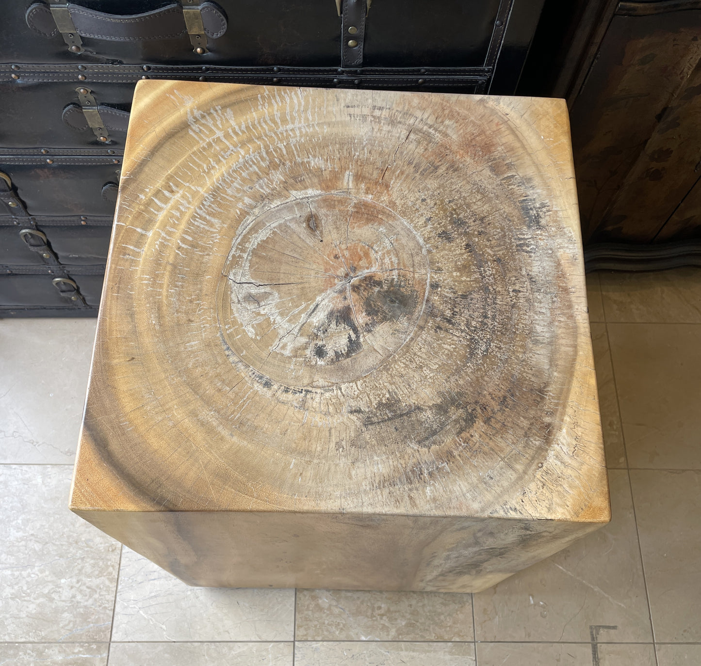 Bo Tree Source Tamarine Block Table, AS IS (0HV00B)